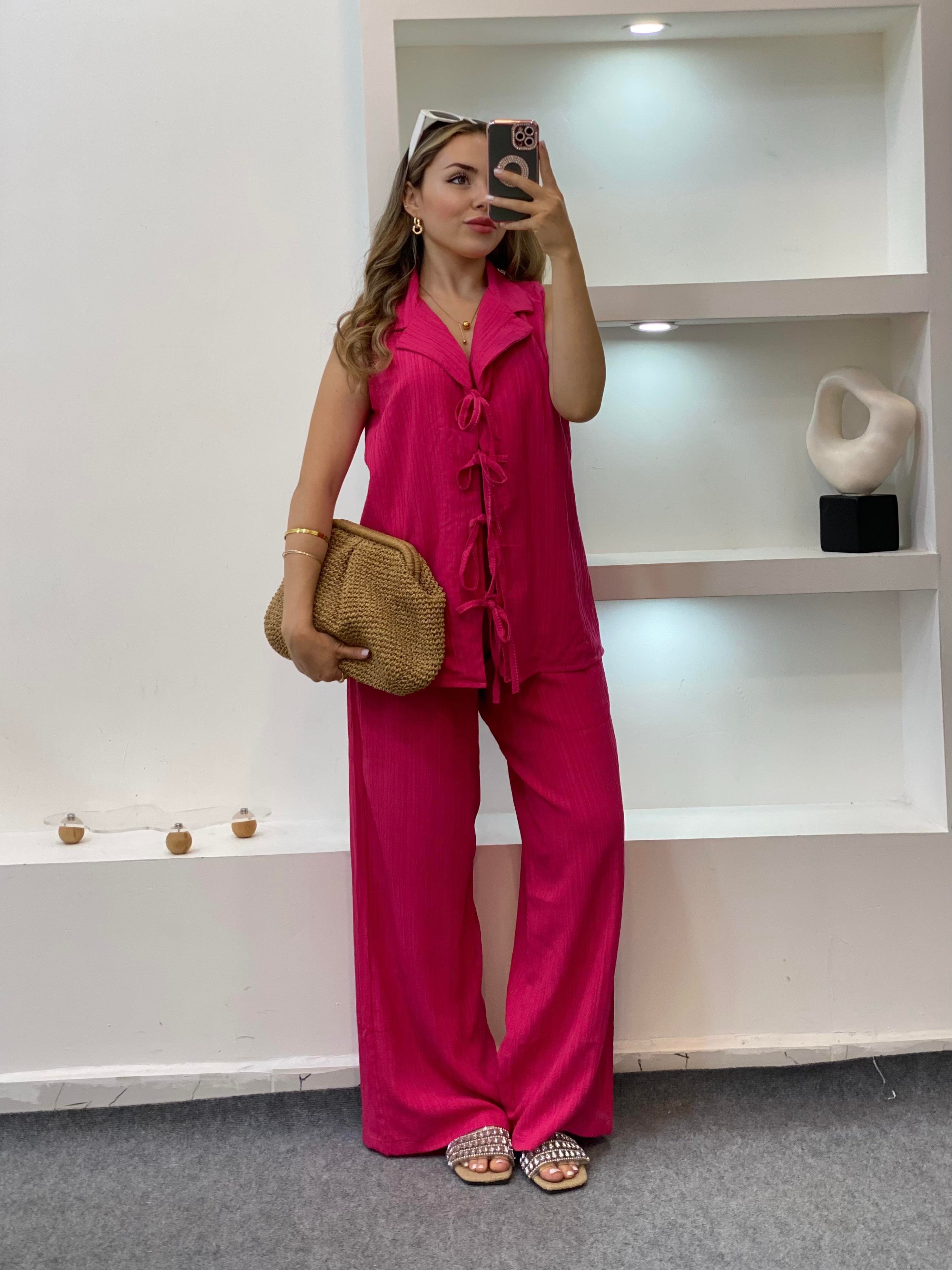 Pembe Önü Bağlamalı Model Takım