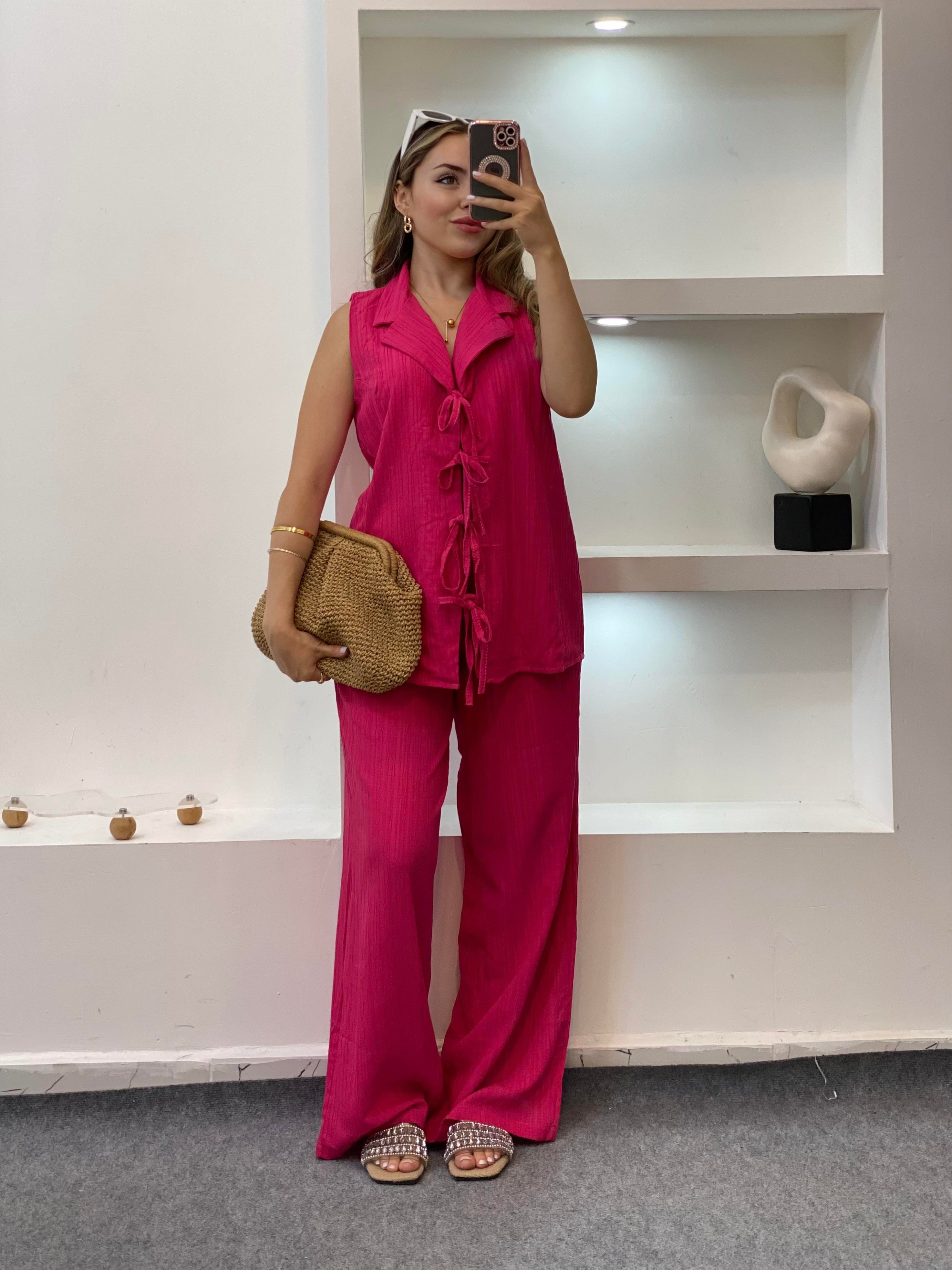 Pembe Önü Bağlamalı Model Takım
