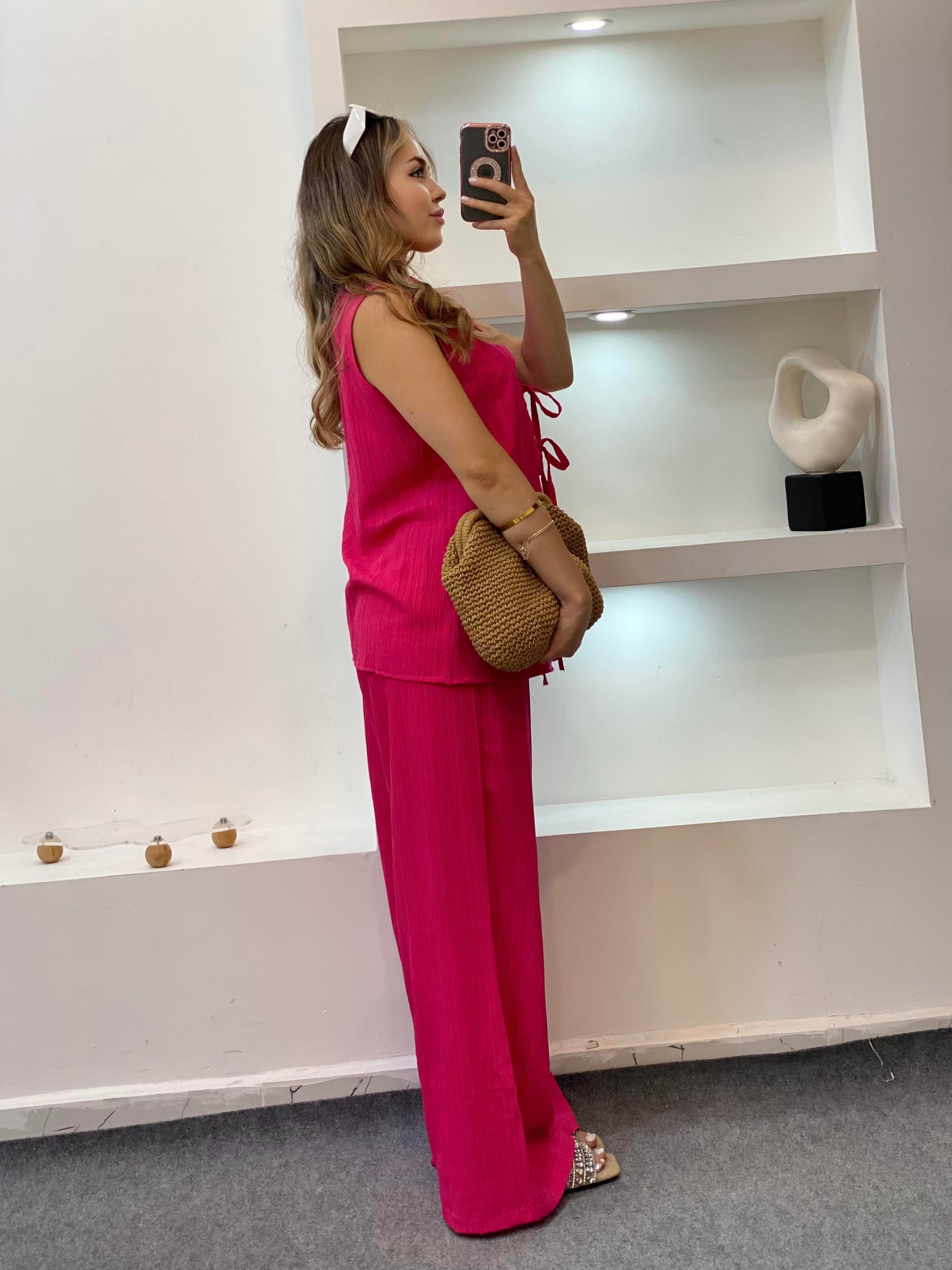 Pembe Önü Bağlamalı Model Takım