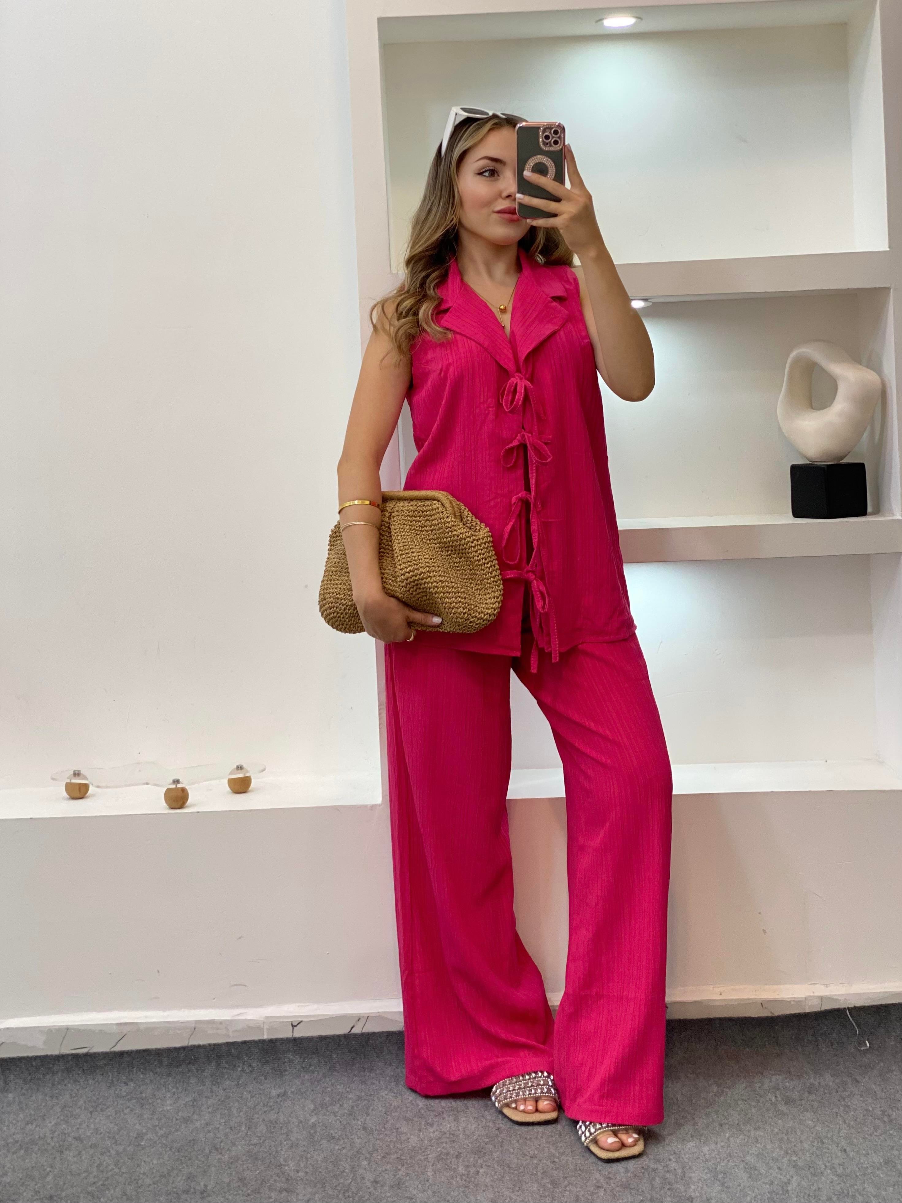 Pembe Önü Bağlamalı Model Takım