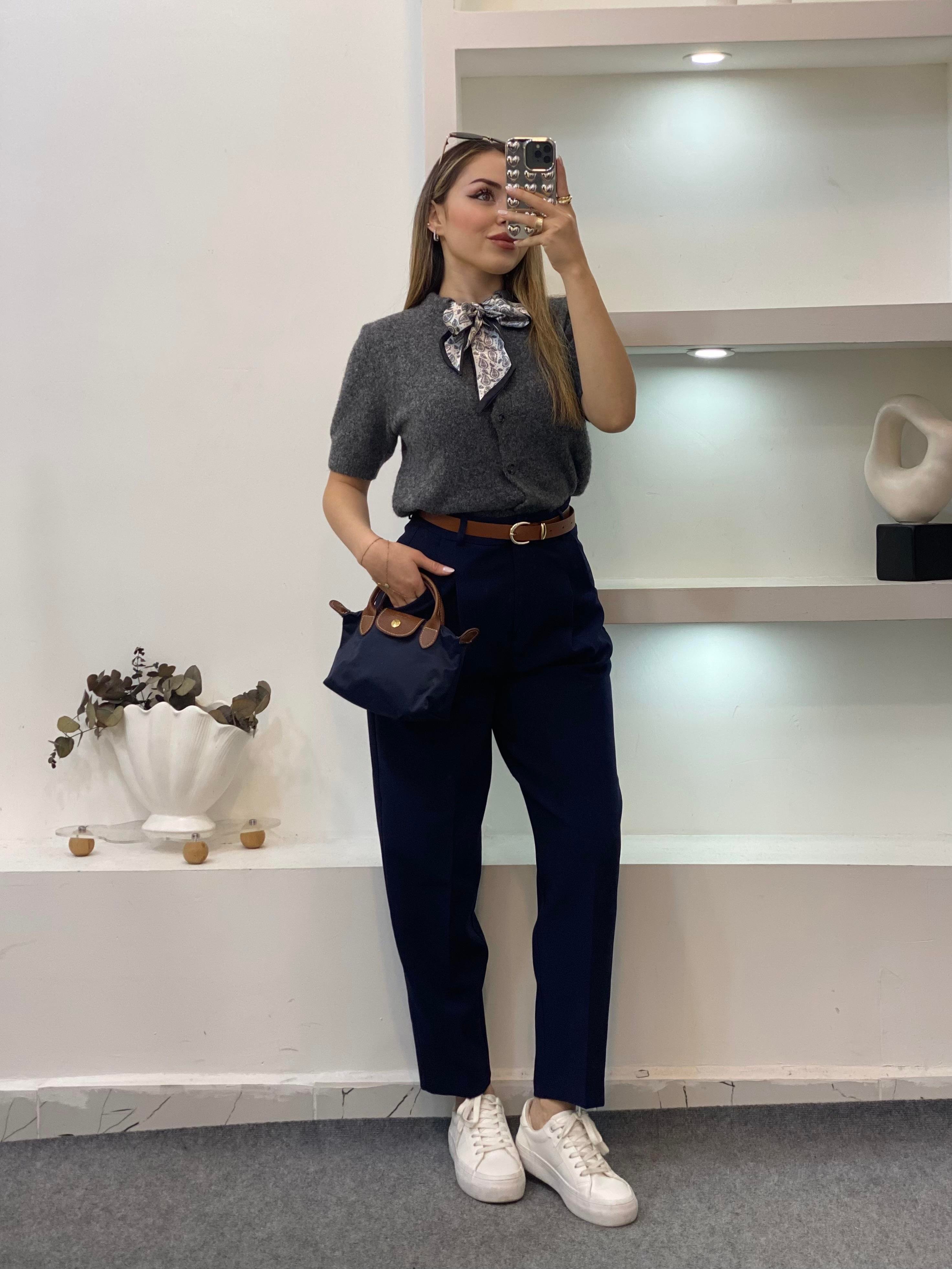 Perry Marka Lacivert Havuç Kesim Lüx Kalite Pantolon 