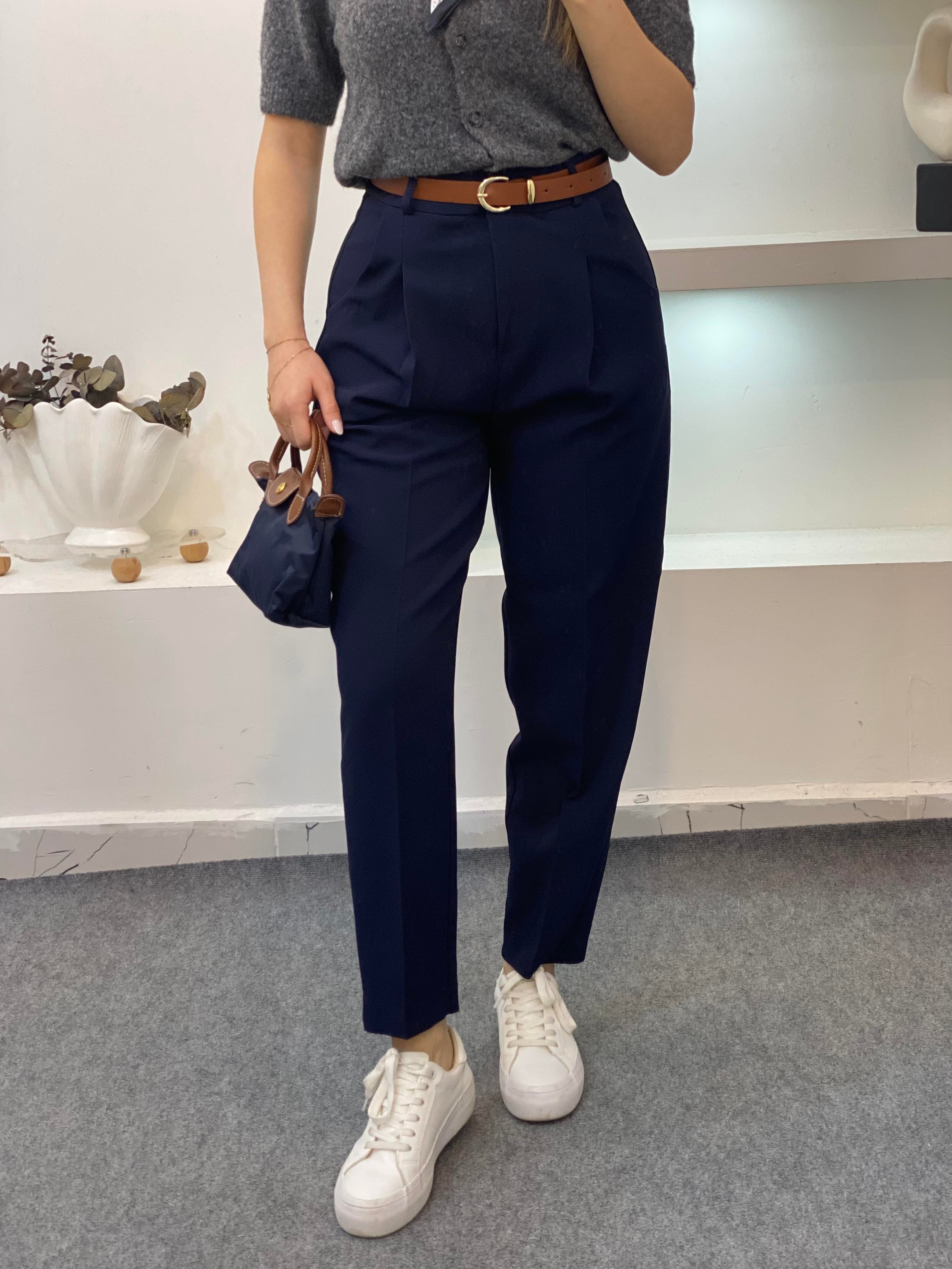 Perry Marka Lacivert Havuç Kesim Lüx Kalite Pantolon 