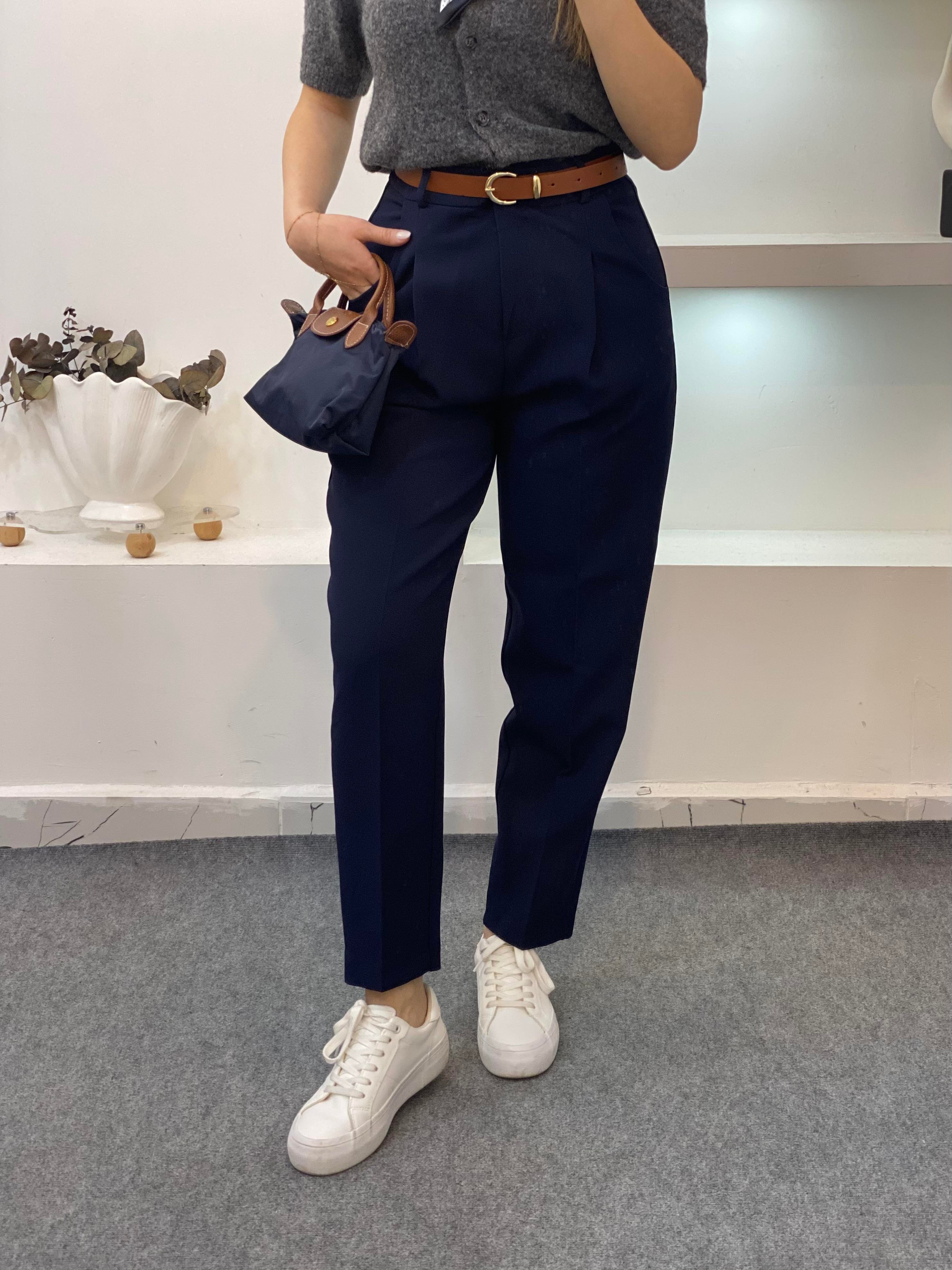 Perry Marka Lacivert Havuç Kesim Lüx Kalite Pantolon 