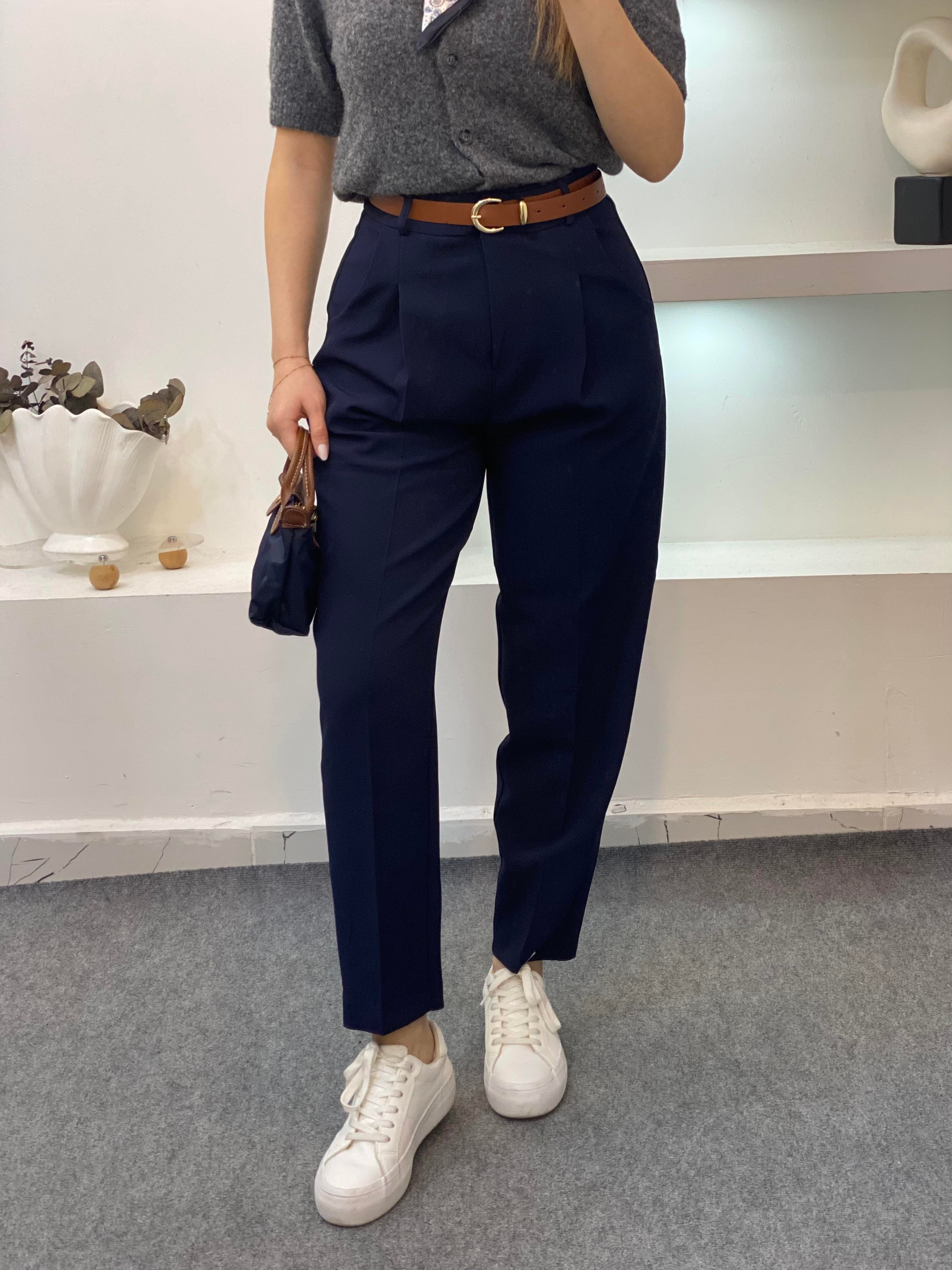 Perry Marka Lacivert Havuç Kesim Lüx Kalite Pantolon 