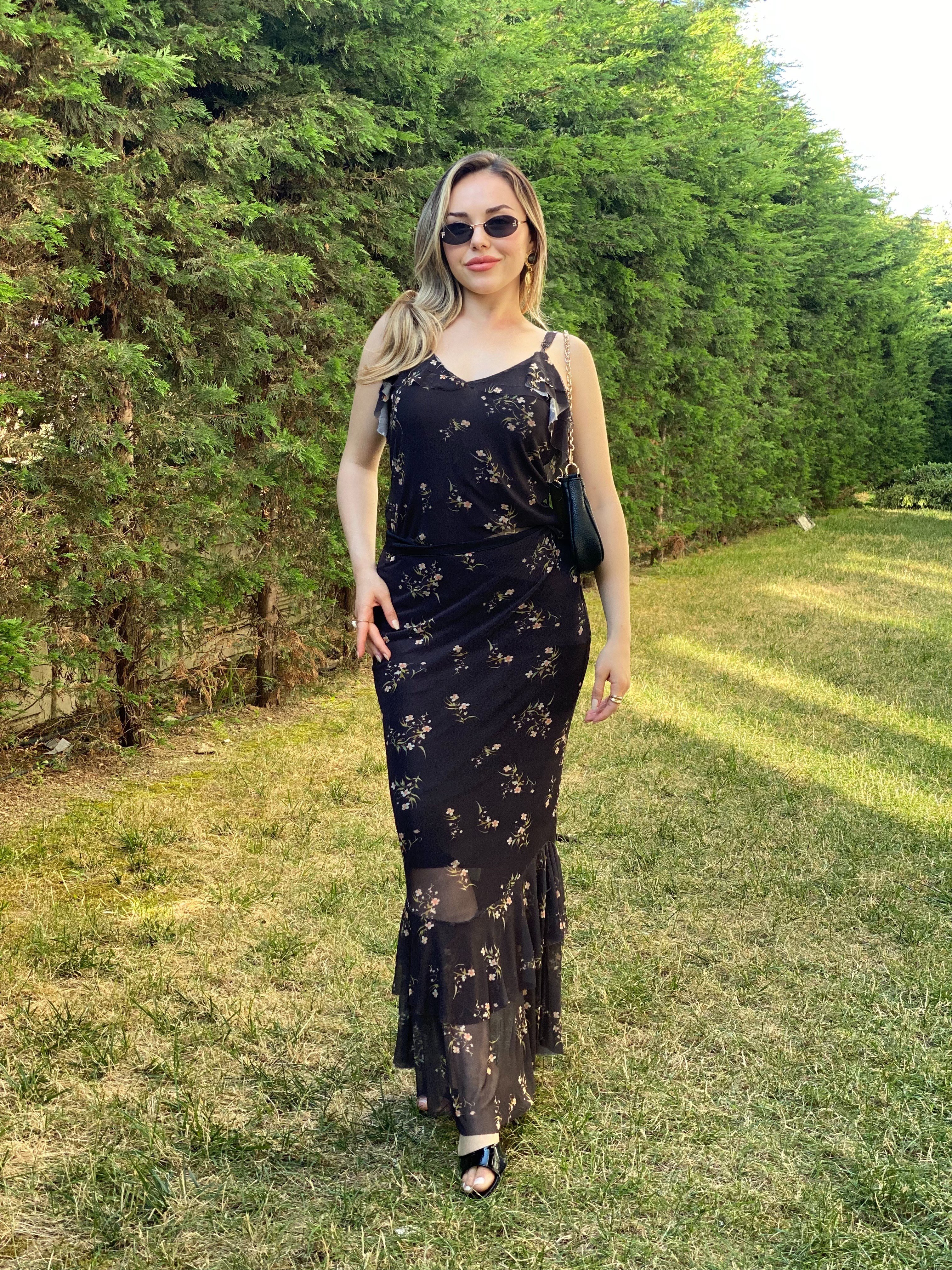 Volanlı Tül Takım 
