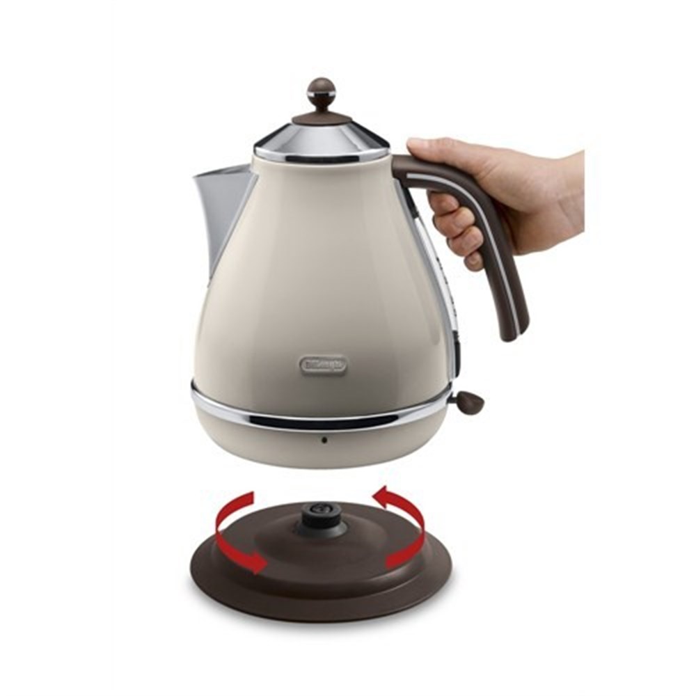 DELONGHİ KBOV.2001.BG İCONA VİNTAGE KREM 1.7 LT. RUSTİK KETTLE  