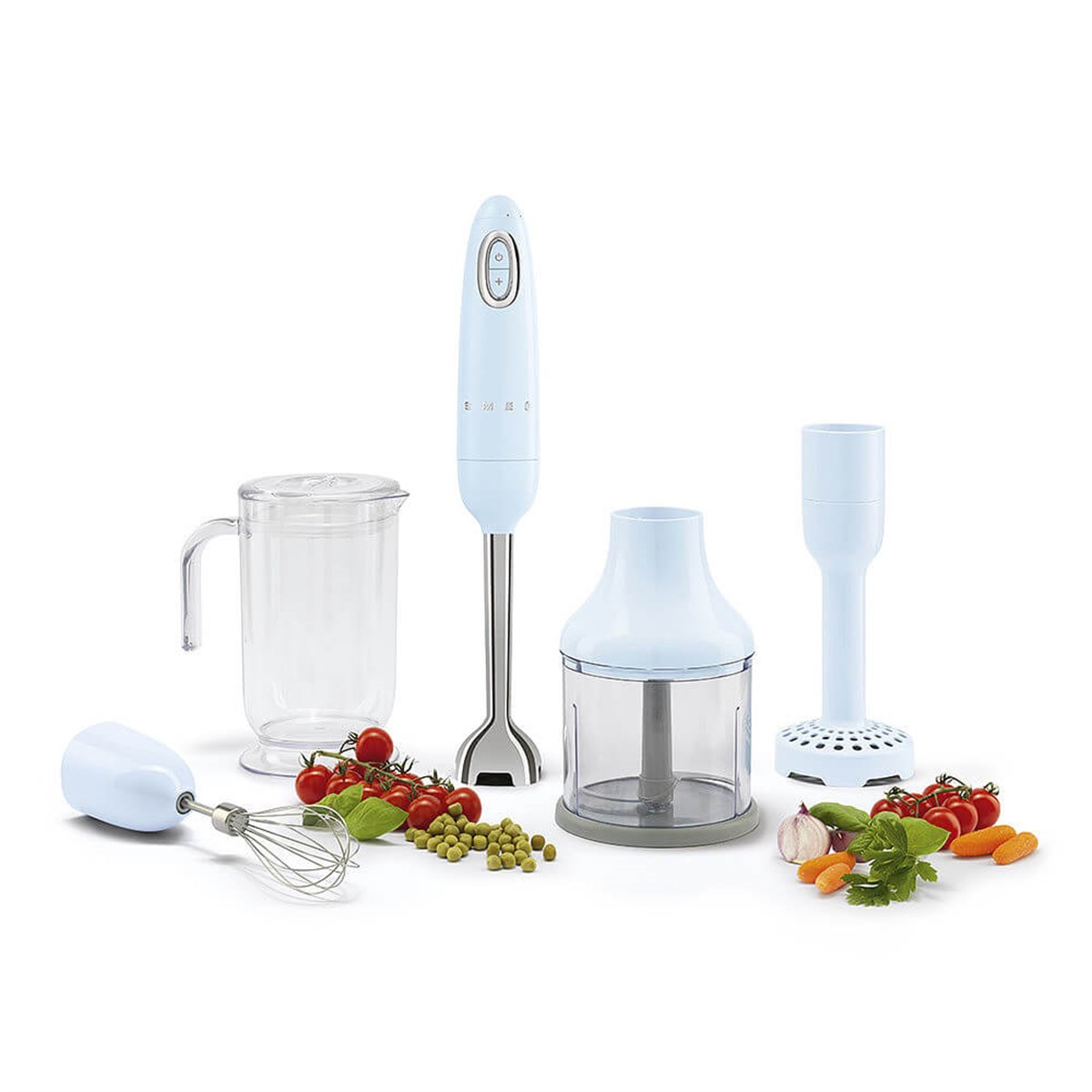 EL BLENDER SETİ-PASTEL MAVİ SMEG HBF02PBEU