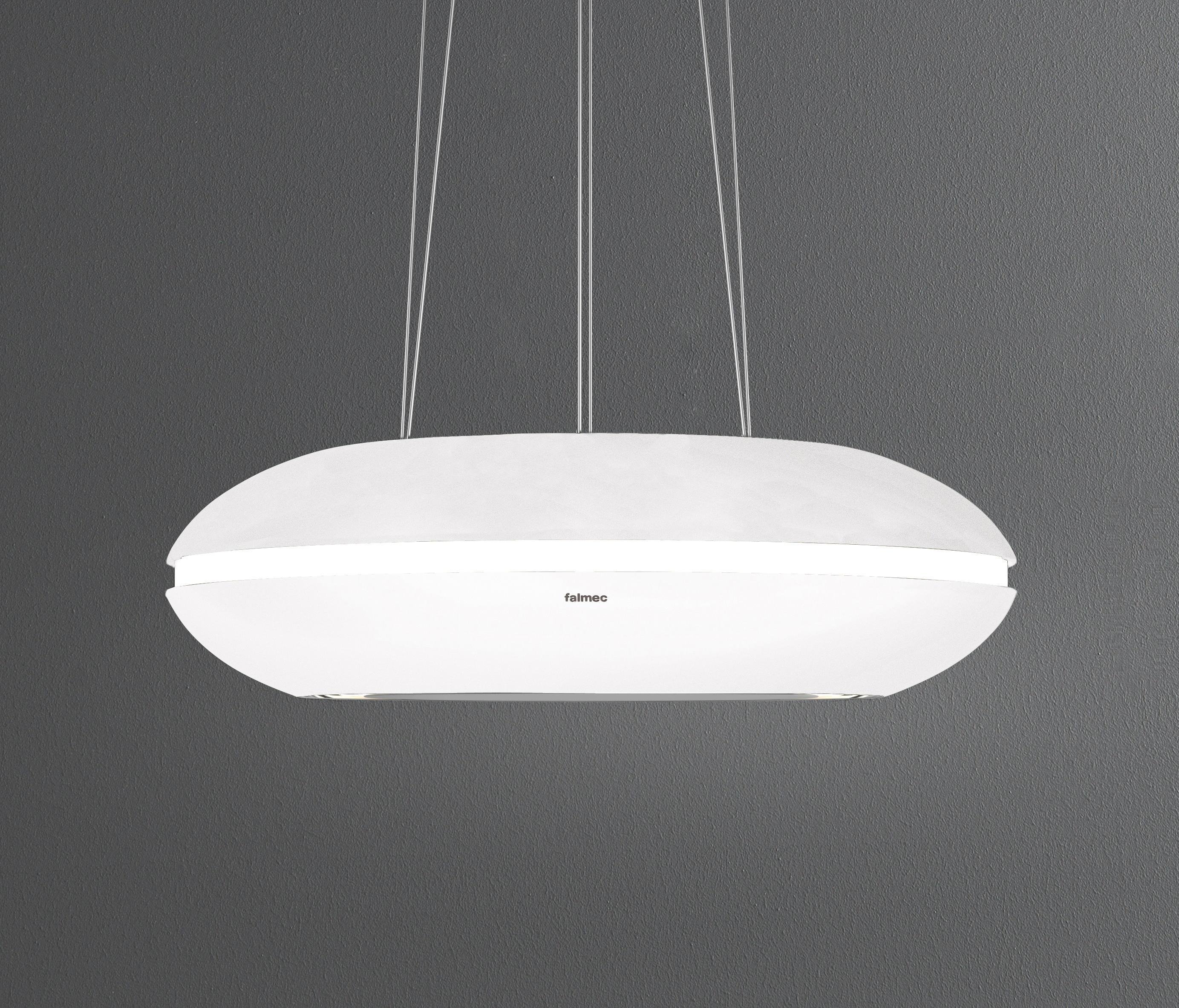 Falmec Loop Beyaz Ada Davlumbaz 74cm 600m/h