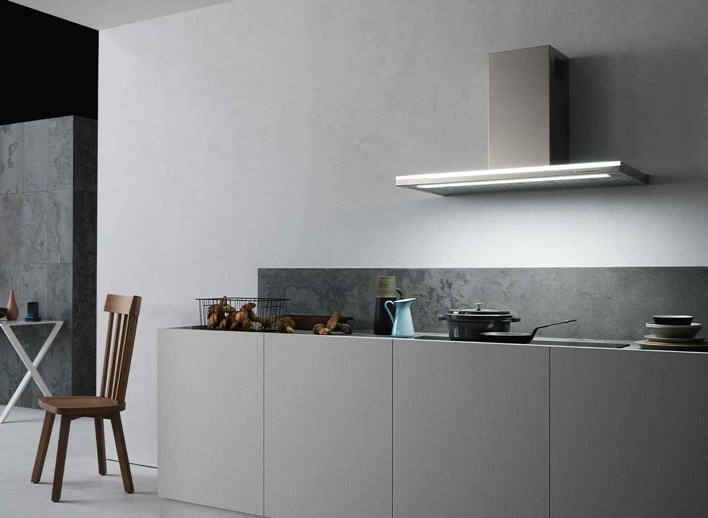 Falmec Lumen Duvar Çelik 60 cm 800m/h