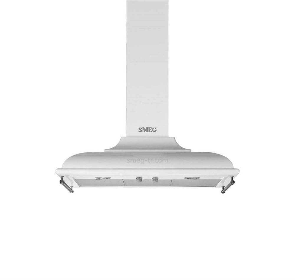 KC19B Beyaz/MatGümüş Davlumbaz 90 cm.
