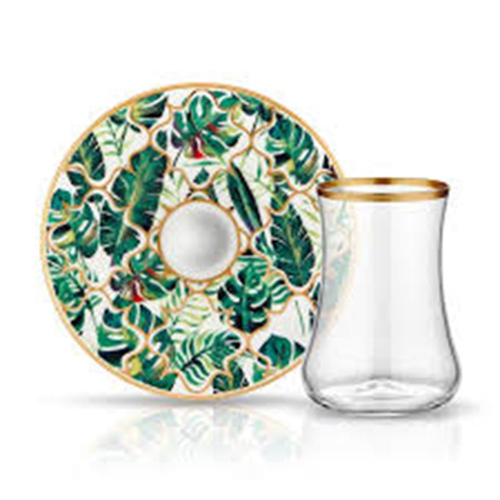 Koleksiyon Derviş 6'lı Çay Seti Amazon Ekvator