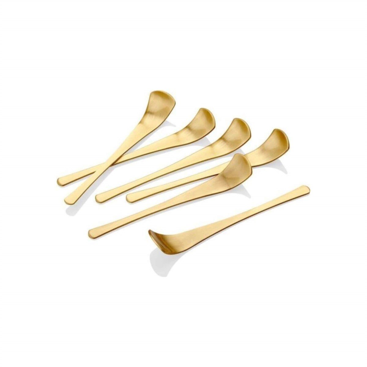 Koleksiyon Istanbul 6'lı Mat Altın Çay Kaşığı Seti