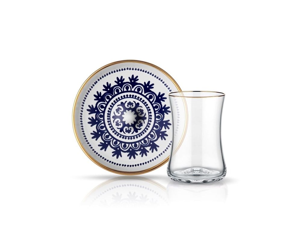 Koleksiyon Tiryaki 6'lı Çay Seti Han