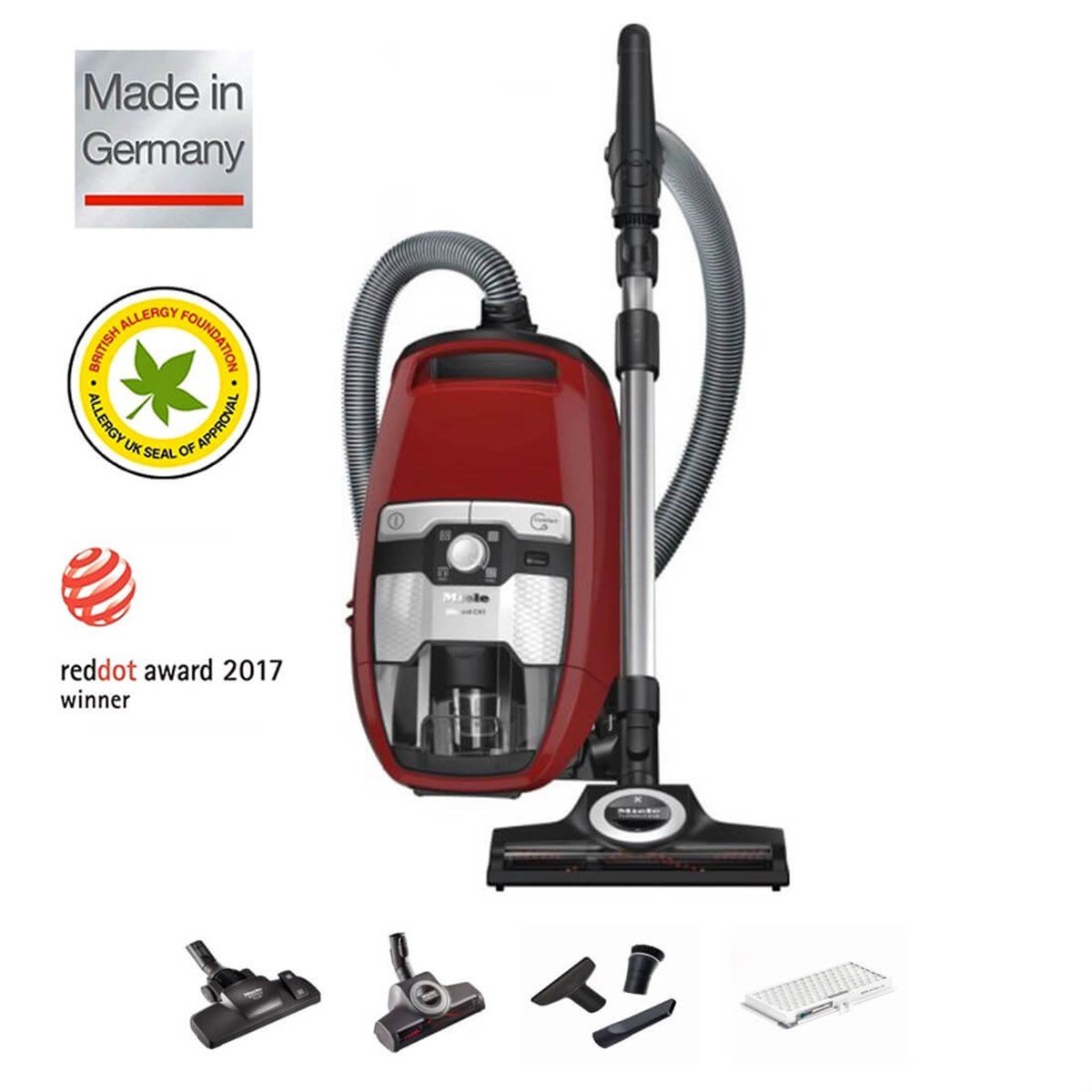 Miele Blizzard CX1 Cat&Dog Powerline 890W Kırmızı - SKCF3