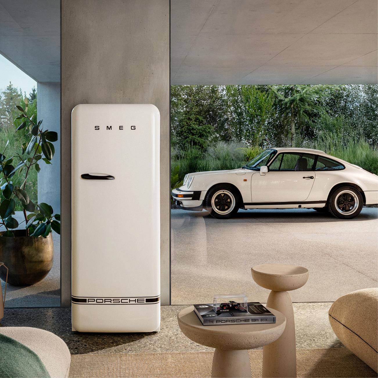 PORSCHE X SMEG FAB28RDPCW6 RETRO BUZDOLABI
