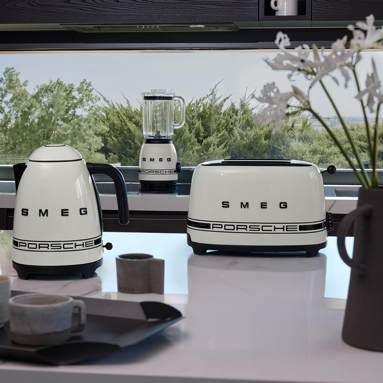 PORSCHE X SMEG TSF01PCWEU RETRO EKMEK KIZARTMA MAKİNESİ