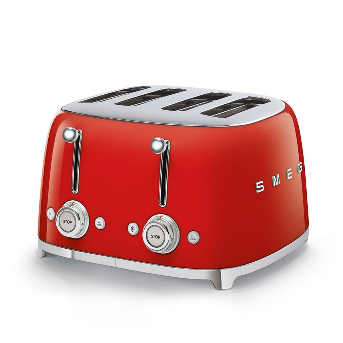 SMEG 4 DİLİM KIRMIZI EKMEK KIZARTMA MAKİNESİ TSF03RDEU