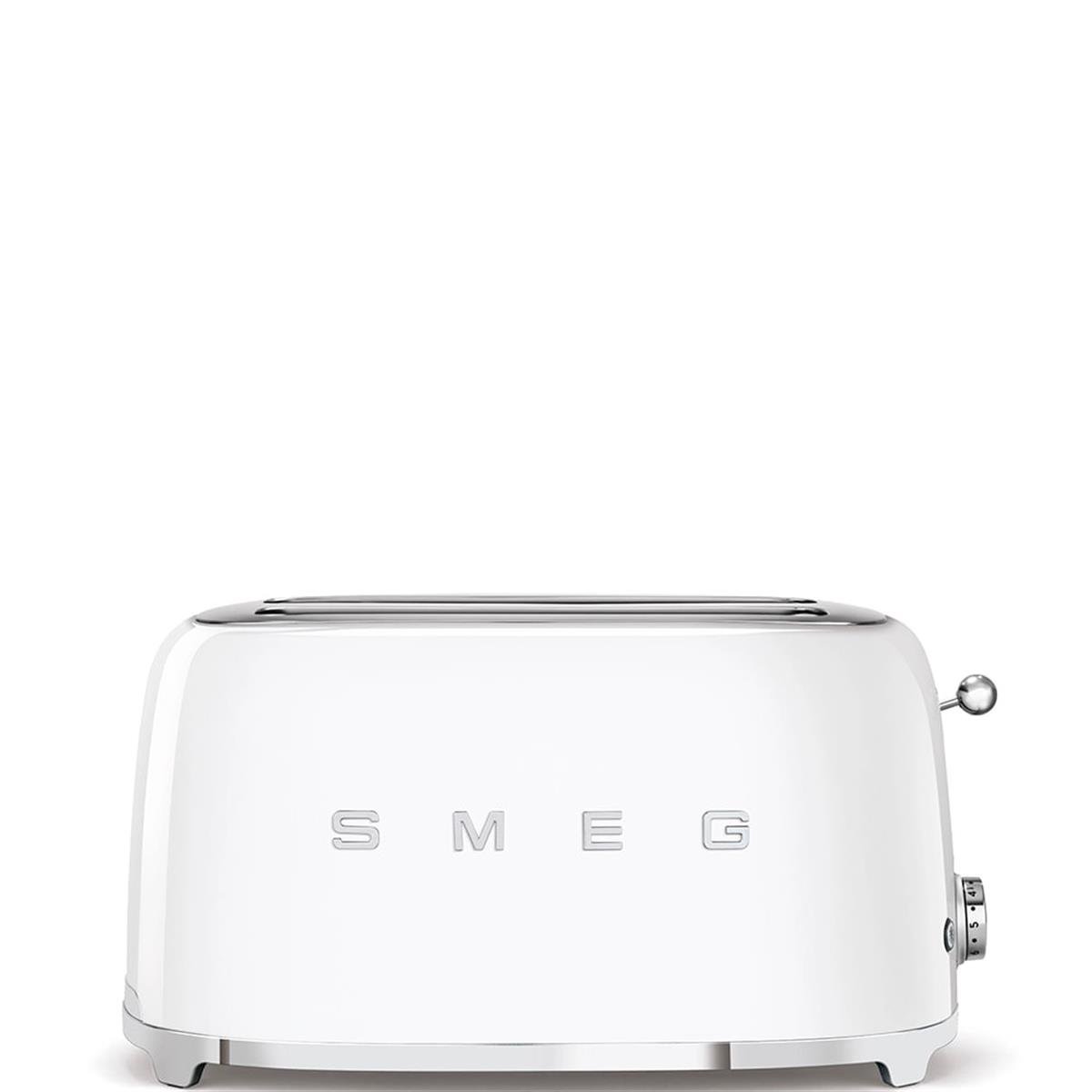 SMEG 4 DİLİMLİ BEYAZ EKMEK KIZARTMA MAKİNESİ TSF02WHEU