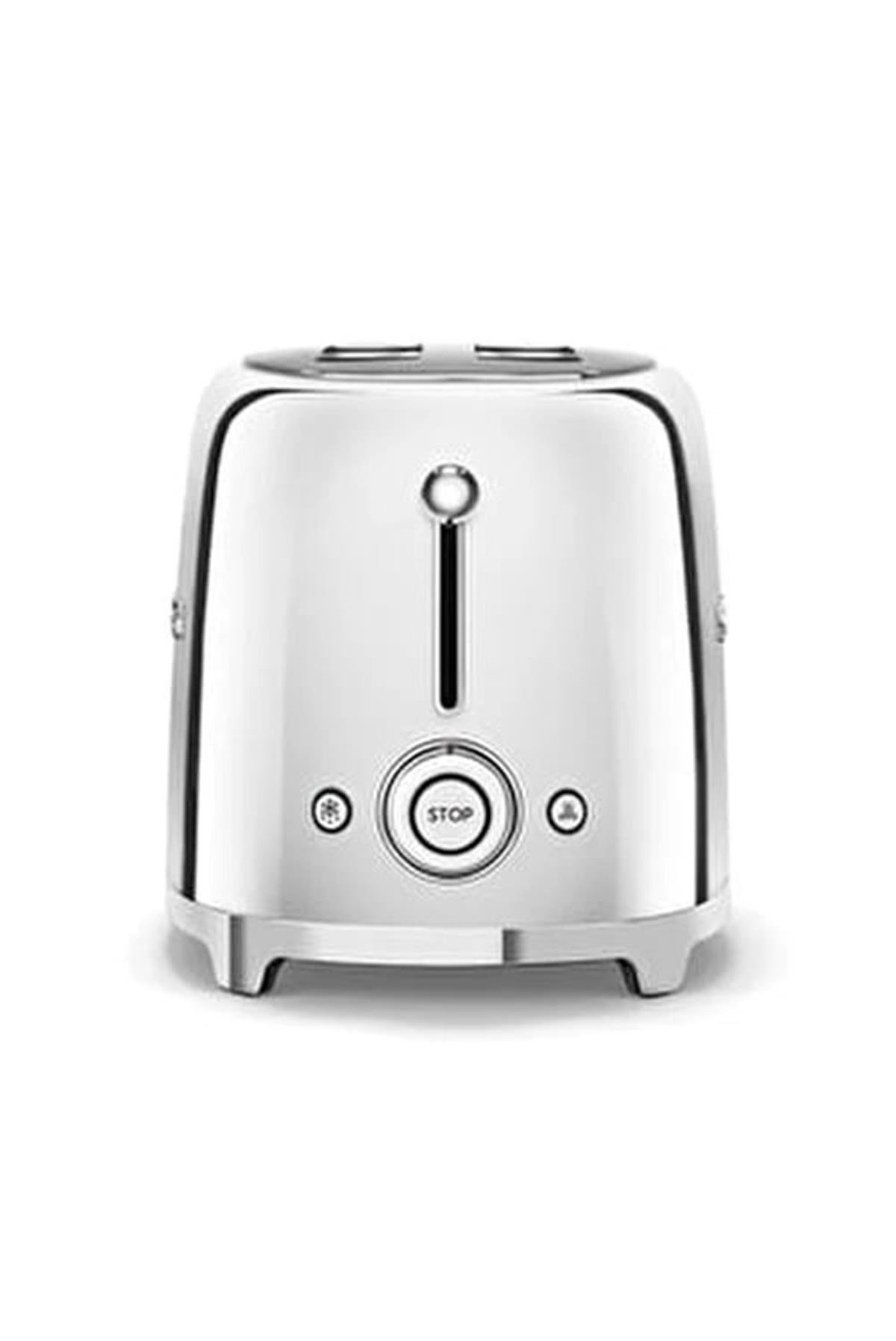 SMEG 4 DİLİMLİ ÇELİK EKMEK KIZARTMA MAKİNESİ TSF02SSEU