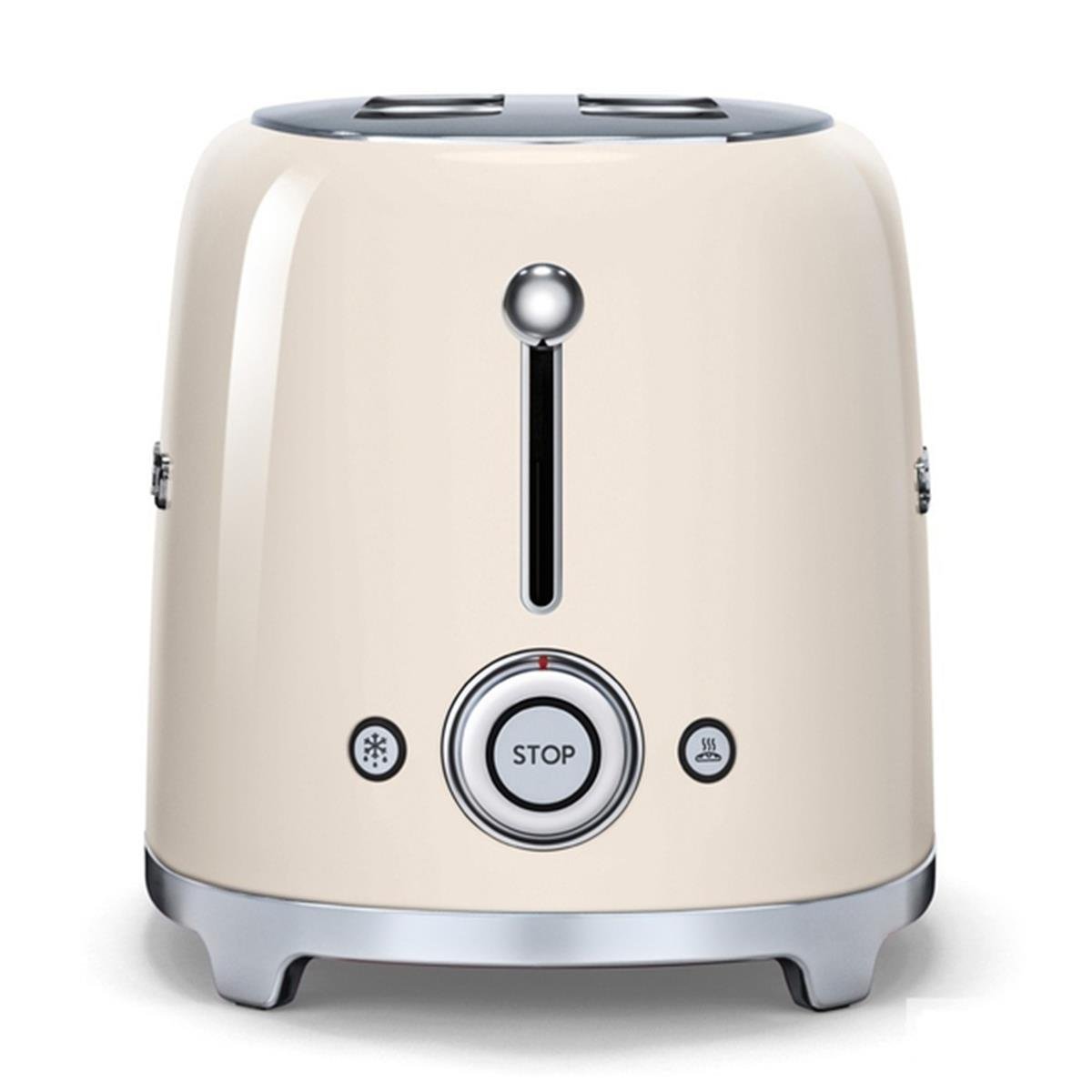 SMEG 4 DİLİMLİ KREM EKMEK KIZARTMA MAKİNESİ TSF02CREU