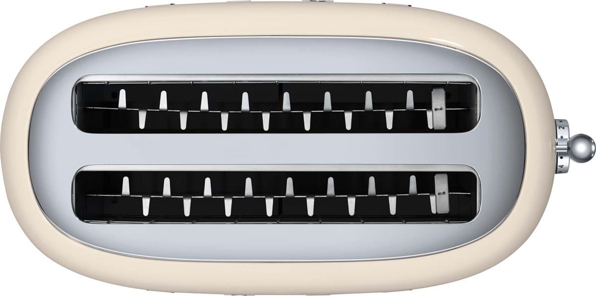 SMEG 4 DİLİMLİ KREM EKMEK KIZARTMA MAKİNESİ TSF02CREU