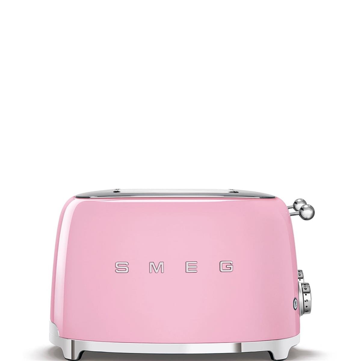 SMEG 4X4 DİLİMLİ PEMBE EKMEK KIZARTMA MAKİNESİ TSF03PKEU