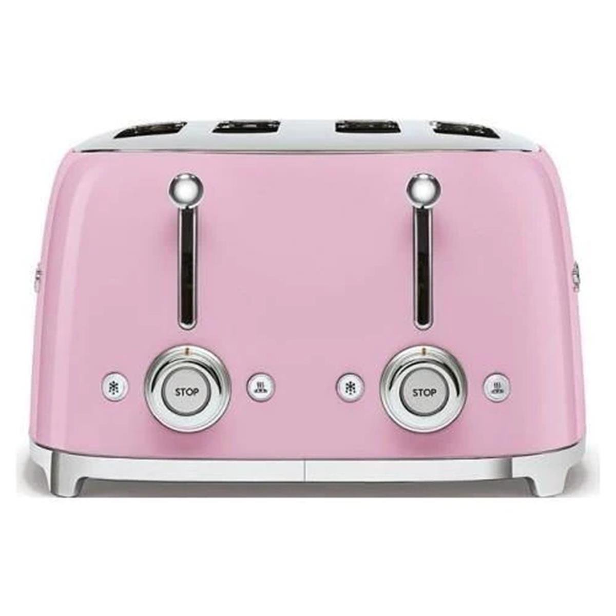 SMEG 4X4 DİLİMLİ PEMBE EKMEK KIZARTMA MAKİNESİ TSF03PKEU