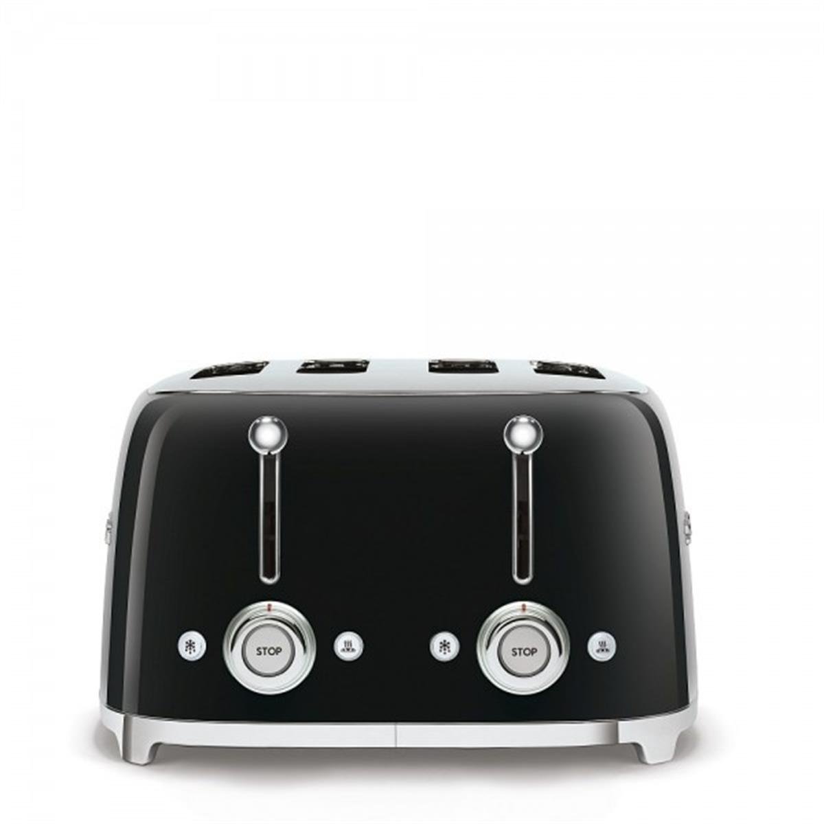 SMEG 4X4 DİLİMLİ SİYAH EKMEK KIZARTMA MAKİNESİ TSF03BLEU