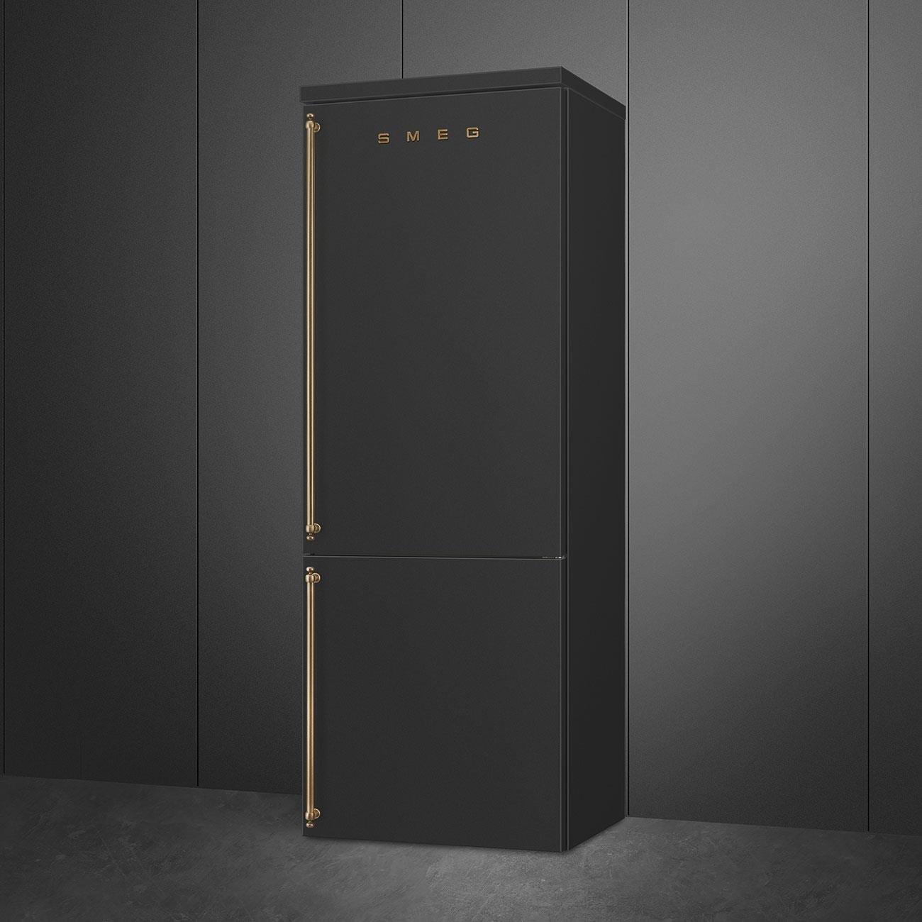 Smeg Buzdolabı FAB8005RAO5/LAO5 Antrasit Estetik