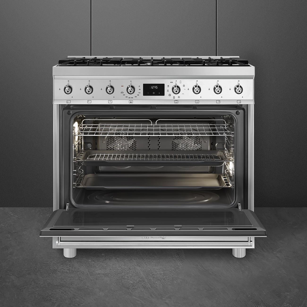 SMEG C9GMX2 KLASİK ÇELİK KUZİNE FIRIN
