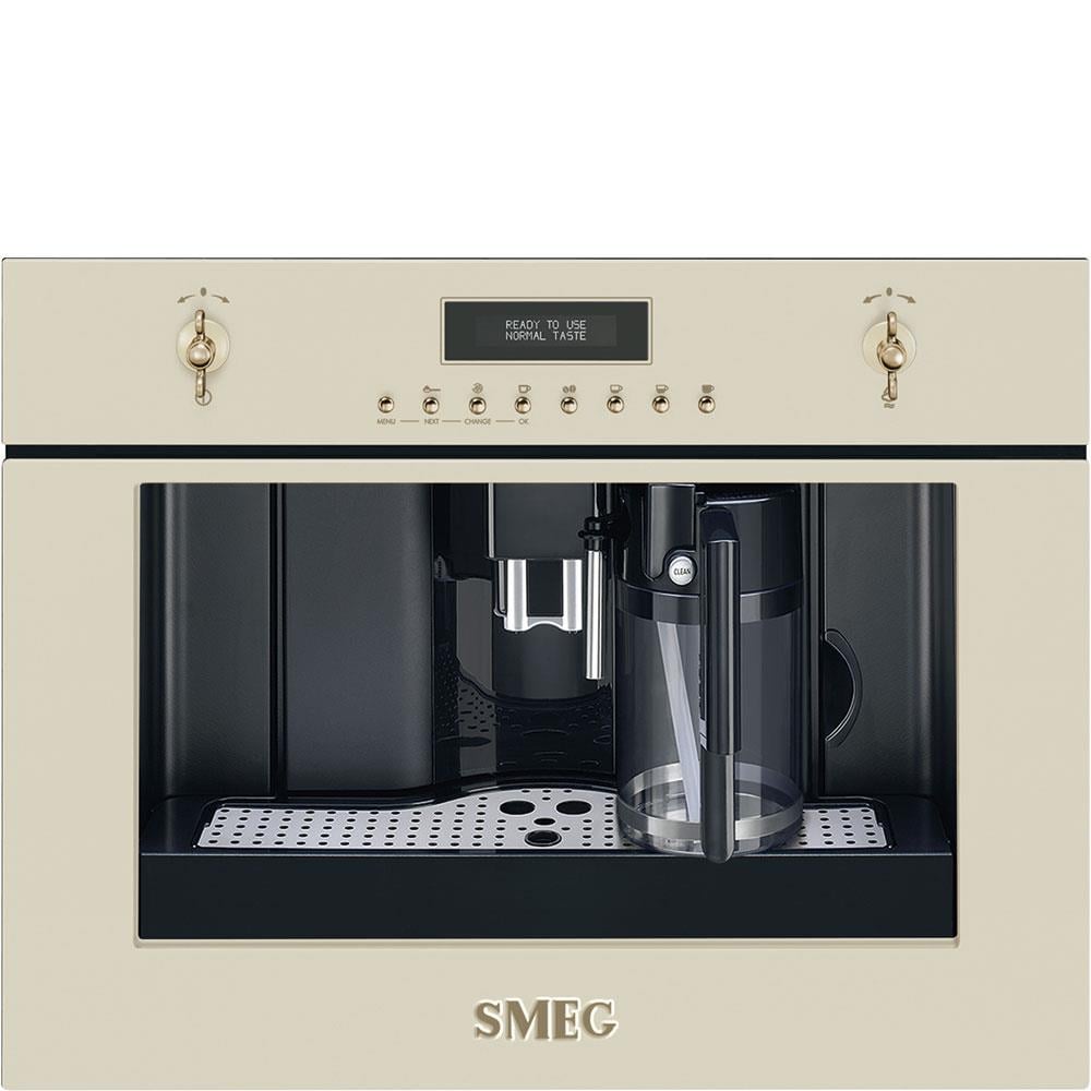 SMEG CMS8451P CORTİNA  ANKASTRE KREM KAHVE MAKİNESİ