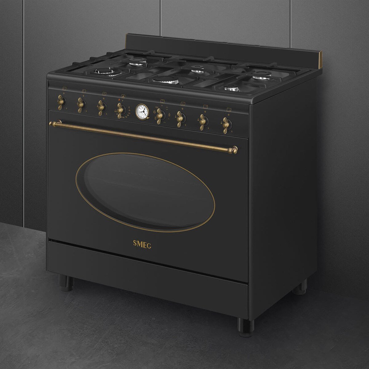 SMEG CO96GMA9 90cm KUZİNE ANTRASİT