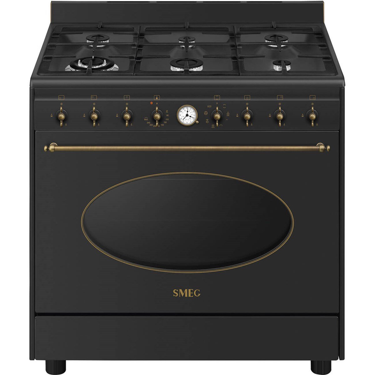 SMEG CO96GMA9 90cm KUZİNE ANTRASİT