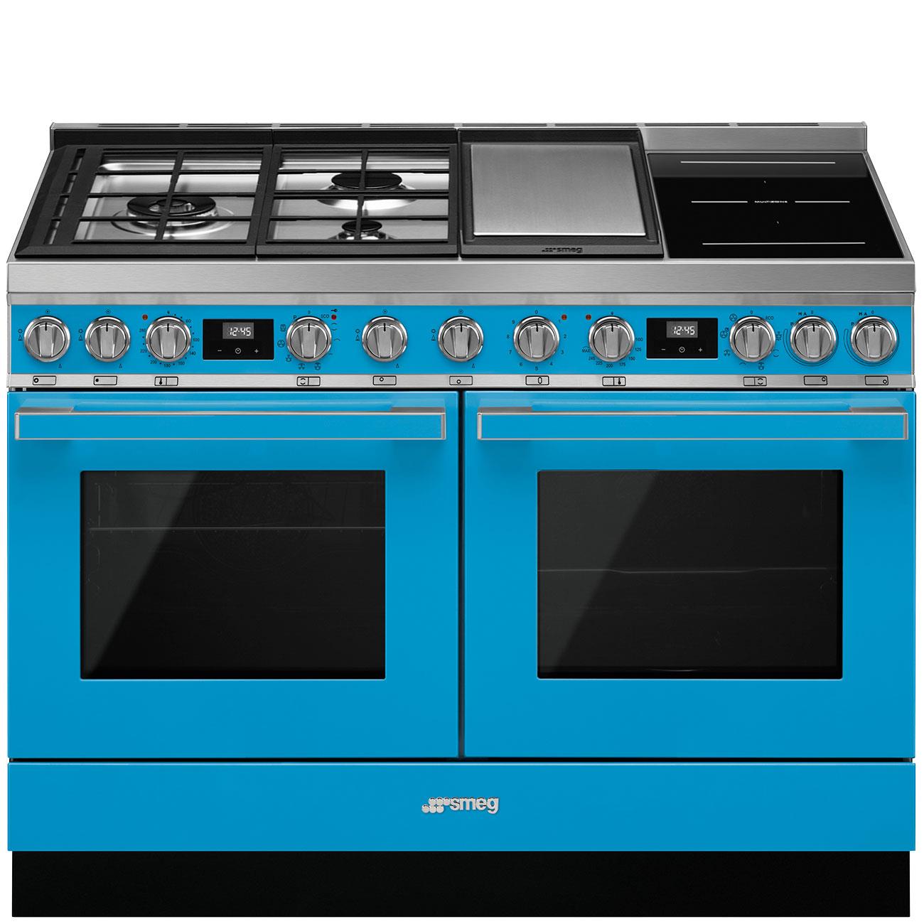 SMEG CPF120IGMPT PORTOFİNO TURKUAZ PİROLİTİK KUZİNE FIRIN