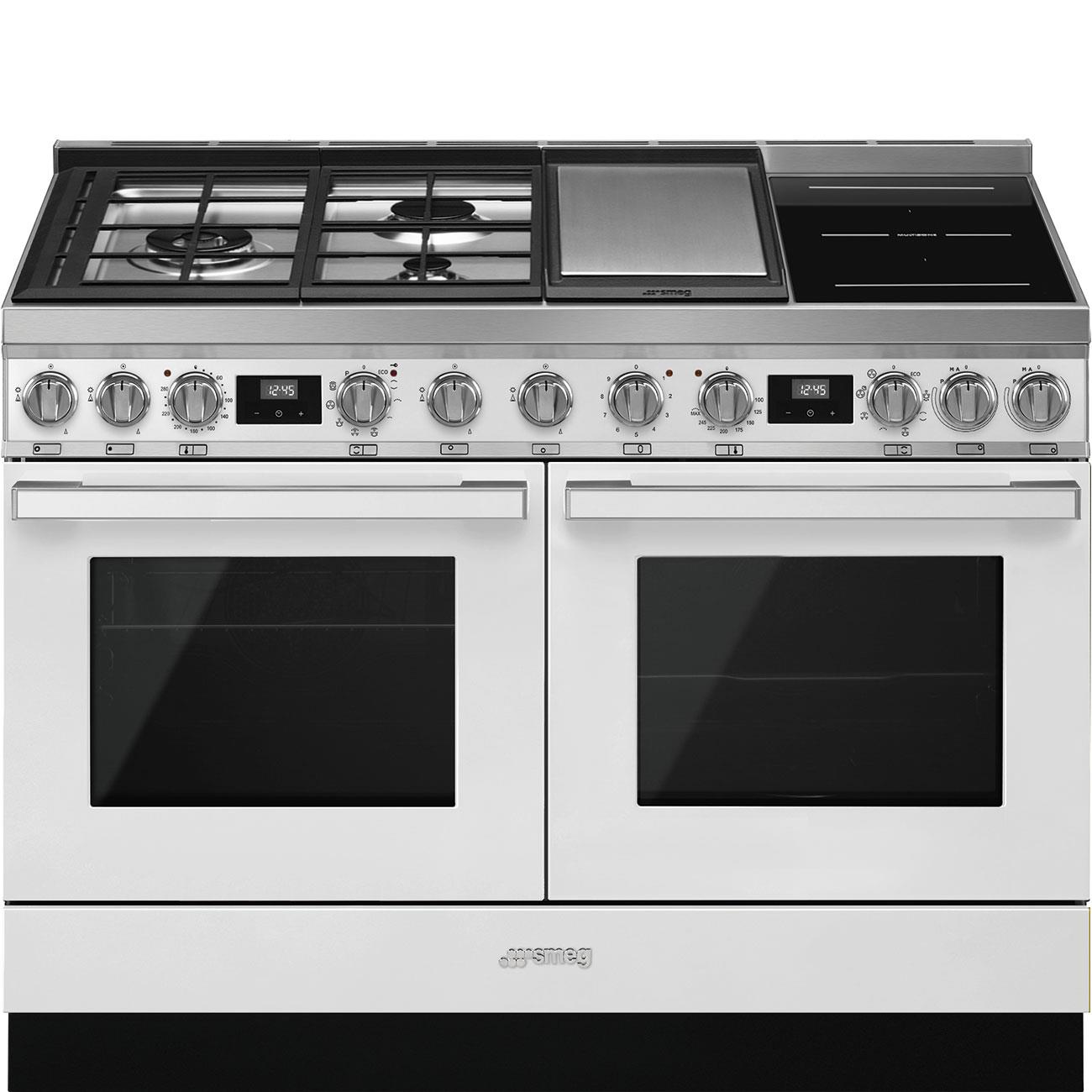 SMEG CPF120IGMPWH PORTOFİNO BEYAZ PİROLİTİK KUZİNE FIRIN