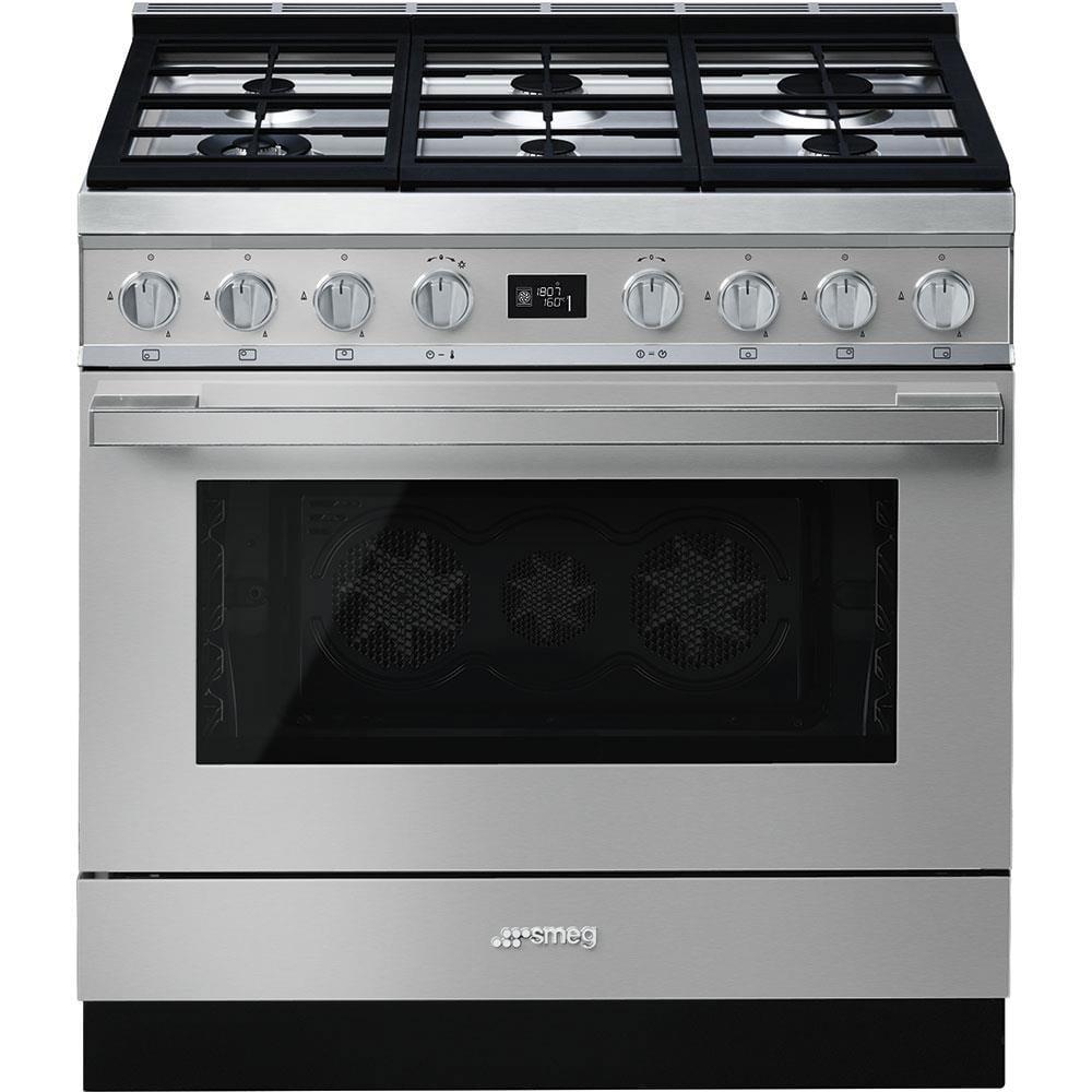 SMEG CPF9GPX PORTOFİNO PİROLİTİK ÇELİK KUZİNE FIRIN