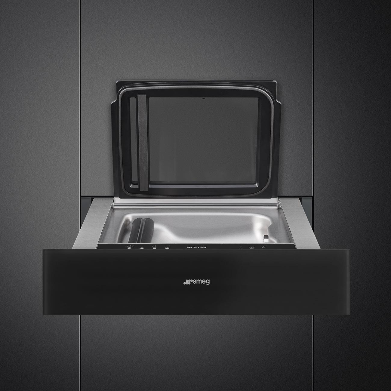 SMEG CPV115B3 LİNEA DEEP BLACK VAKUM ÇEKMECESİ
