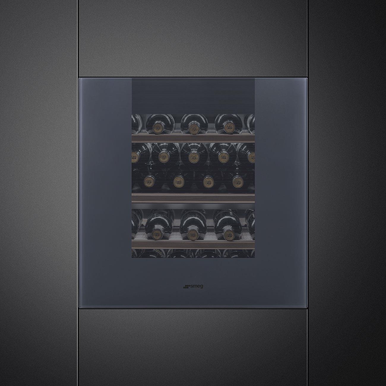 SMEG CVI129G LİNEA NEPTUNE GREY ANKASTRE ŞARAP DOLABI