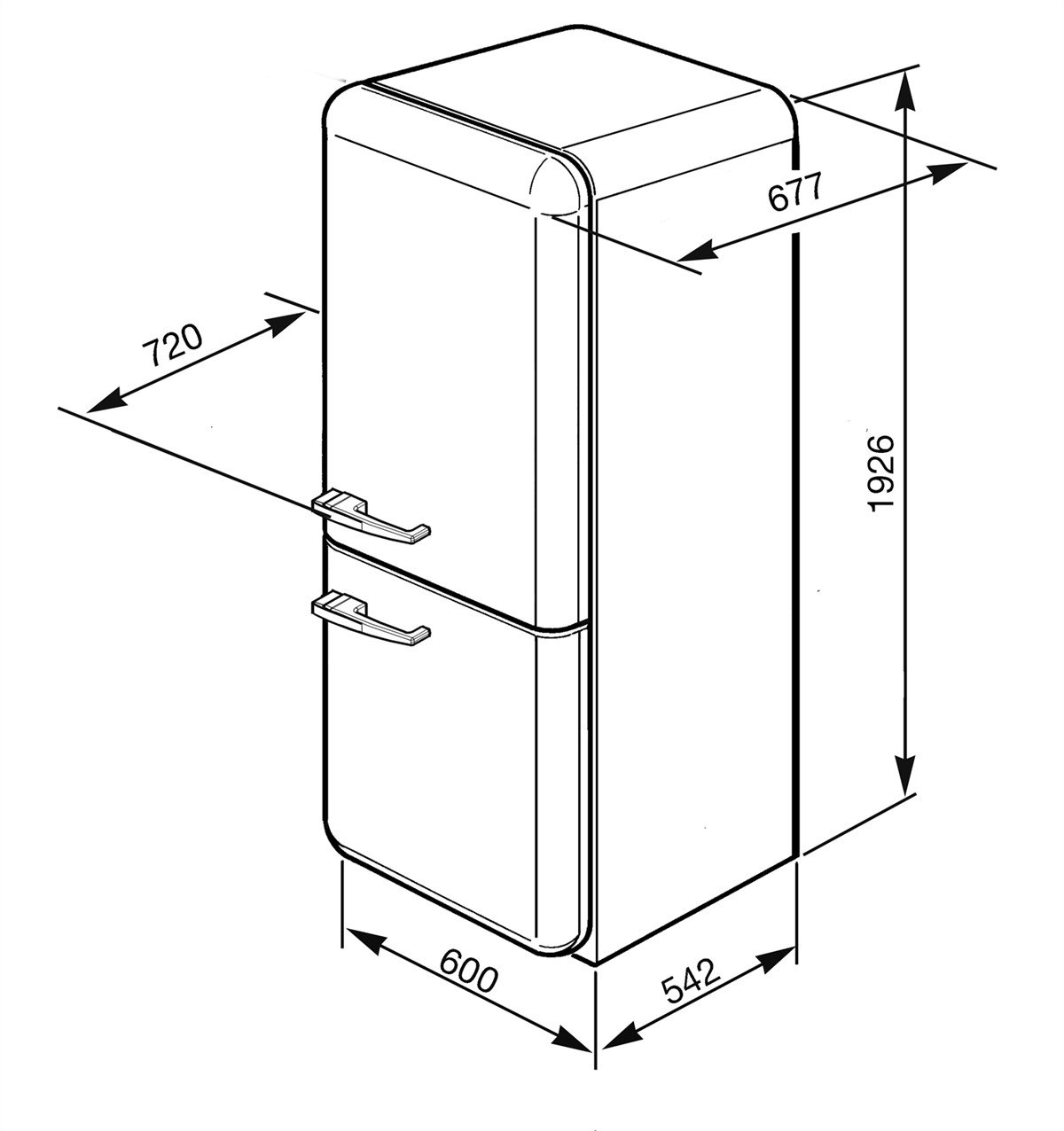 Smeg FAB32RON FAB32LON Buzdolabı