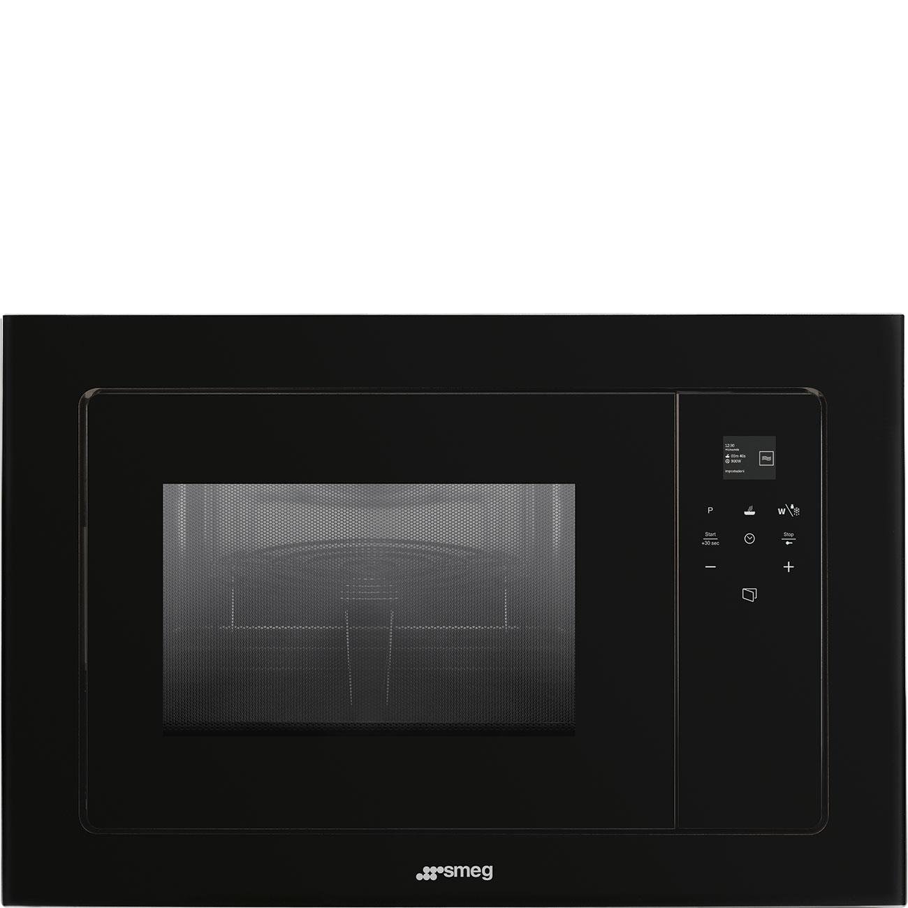 SMEG FMI120B3 LİNEA NEPTUNE GREY ANKASTRE MİKRODALGA