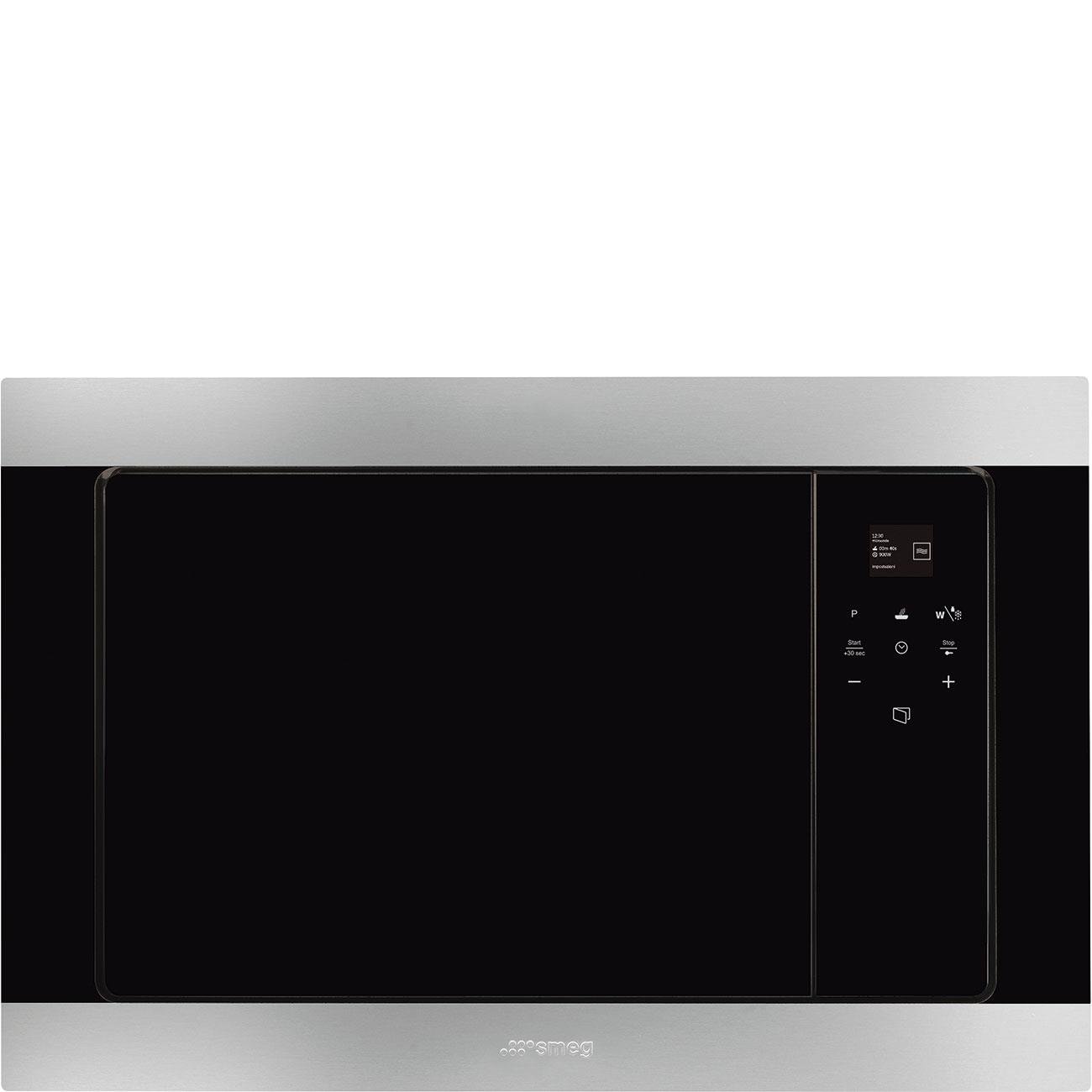 SMEG FMI320X2 KLASİK ÇELİK MİKRODALGA