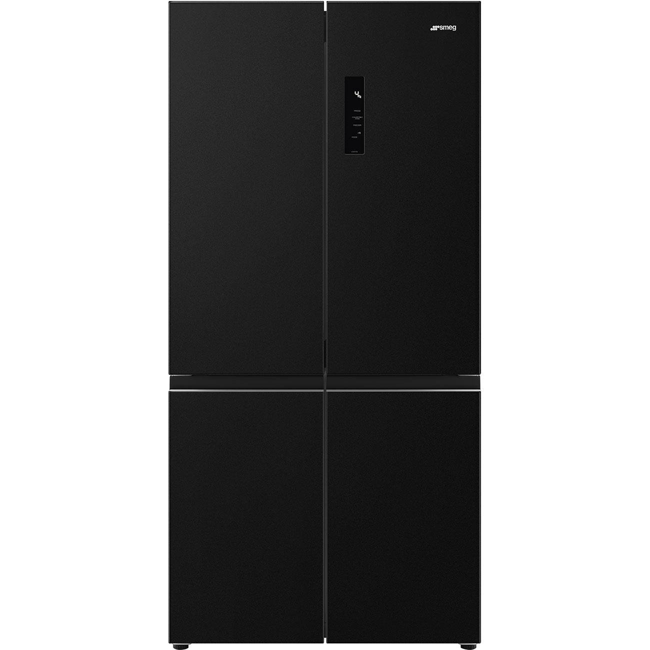SMEG FQI60KD SATİNE SİYAH SOLO BUZDOLABI
