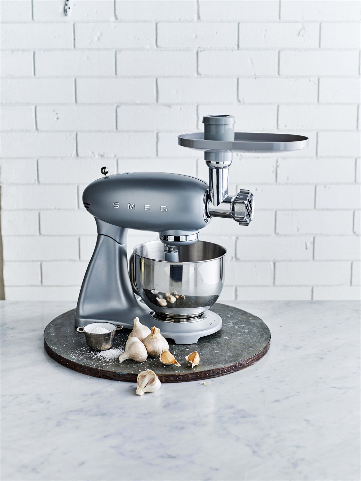 SMEG GÜMÜŞ SMF02SVEU STAND MİKSERİ