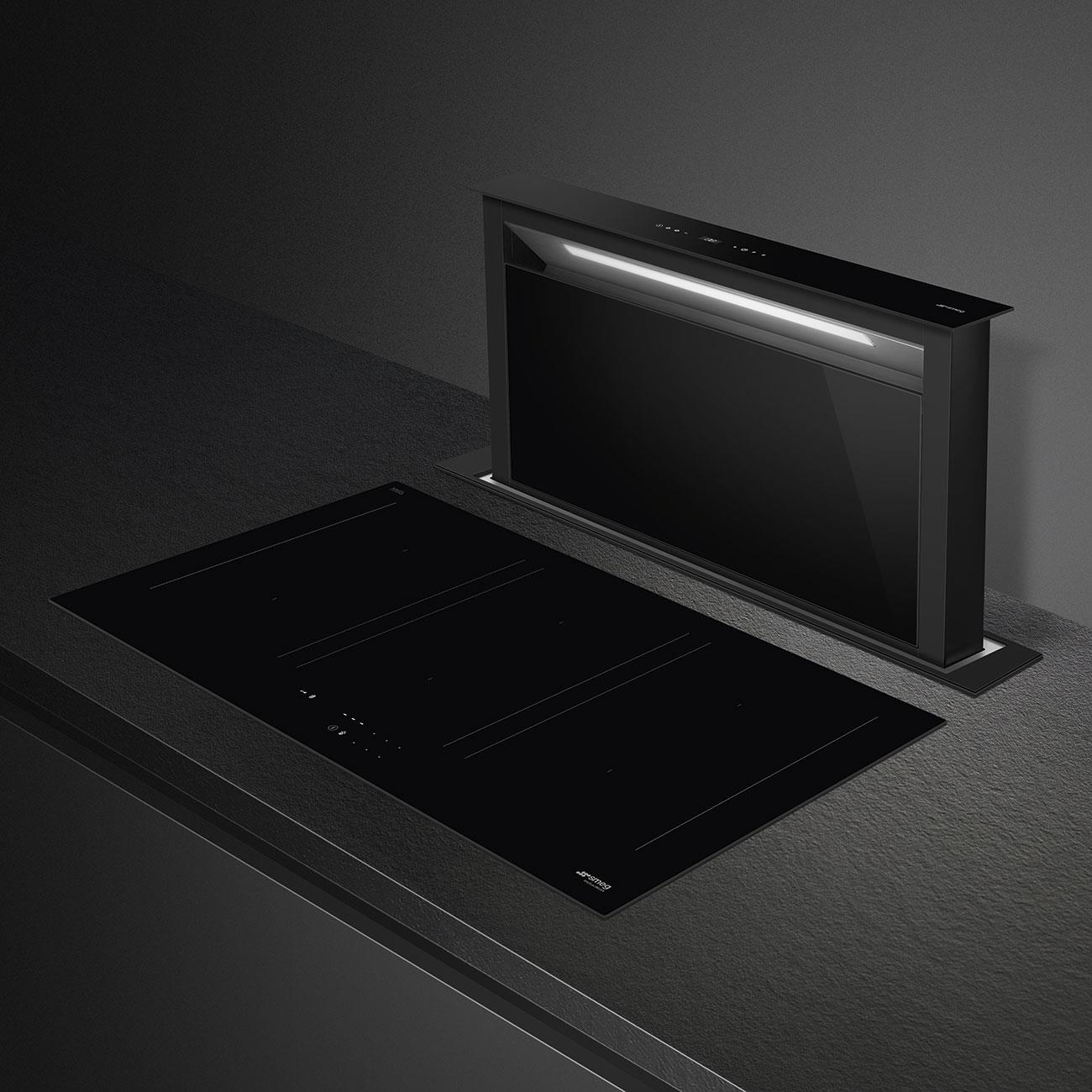 SMEG KDD90CNE DOLCE STİL NOVO  DOWNDRAFT TEZGAH ASPİRATÖRÜ