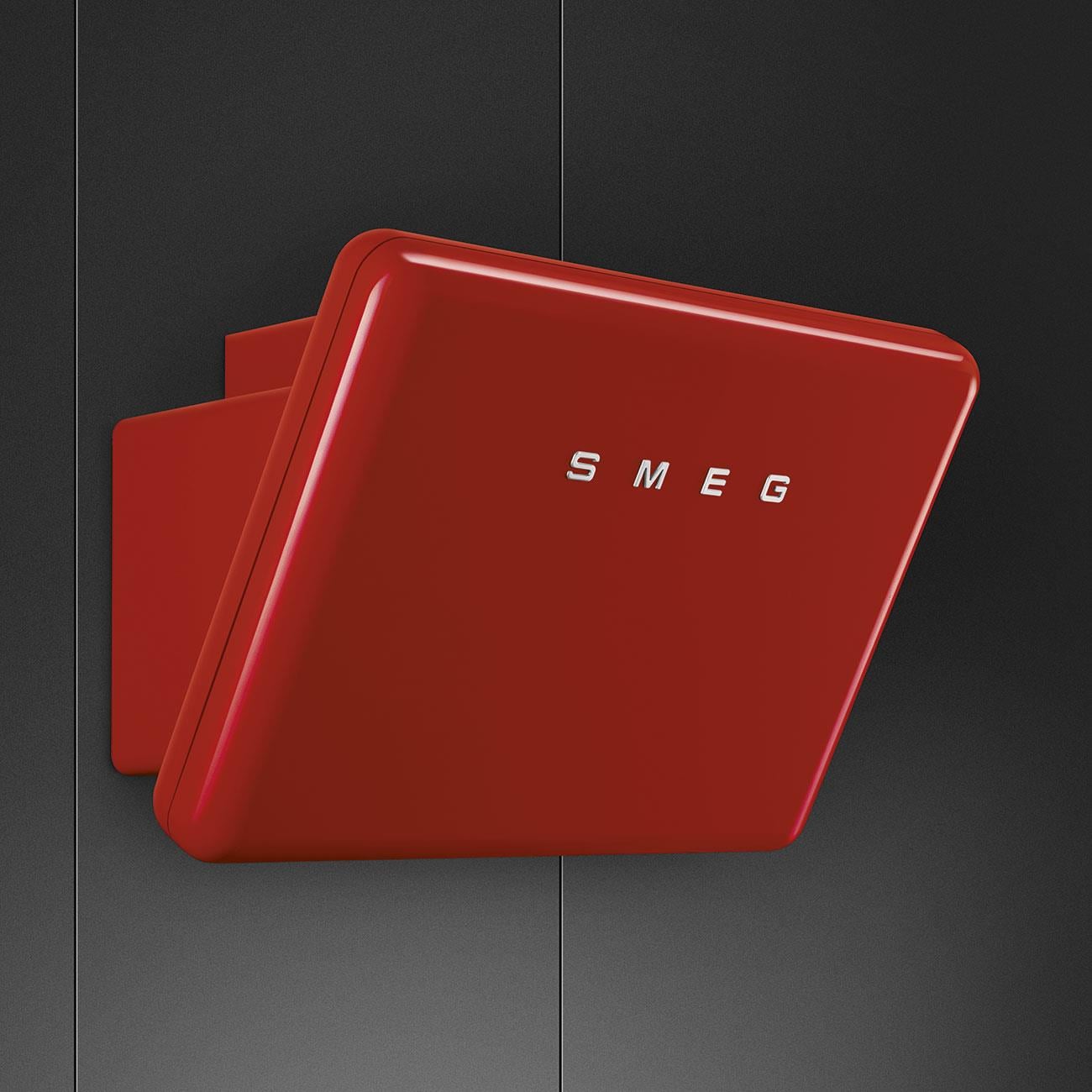 Smeg KFAB75RD Duvar Davlumbaz Kırmızı