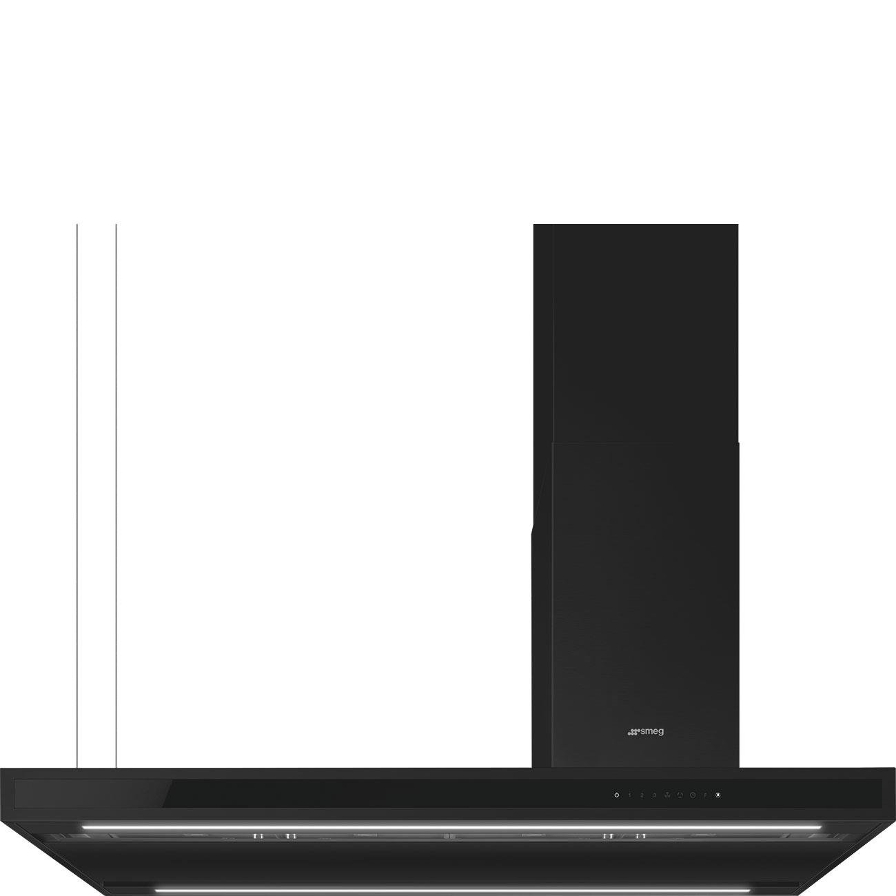 SMEG KLTI12L4MB KLASİK MAT SİYAH ADA DAVLUMBAZ