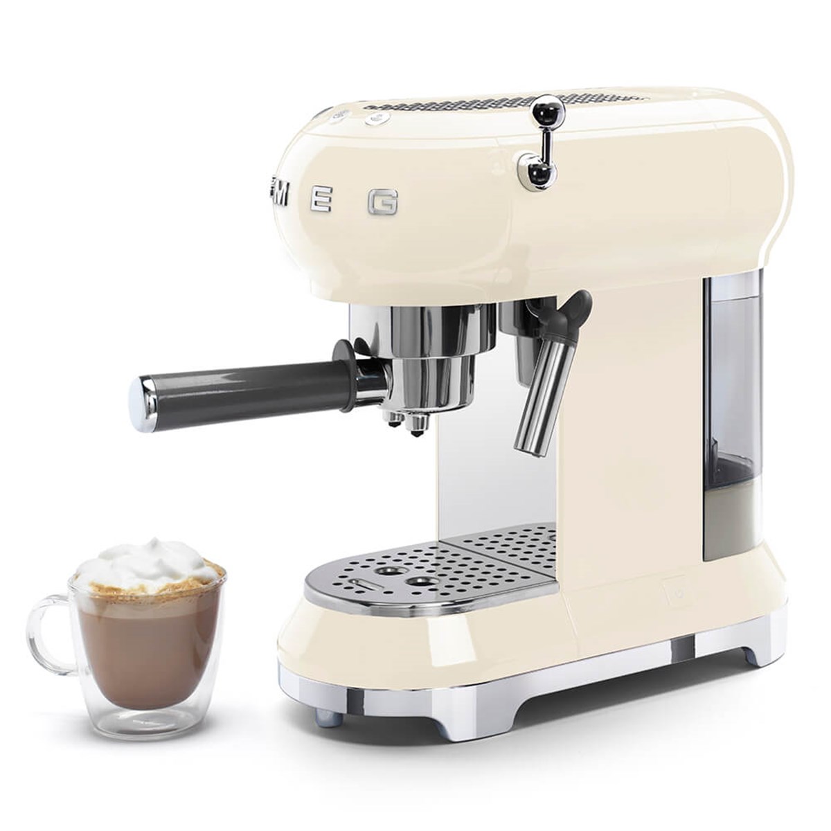 SMEG KREM ESPESSO KAHVE MAKİNESİ ECF01CREU