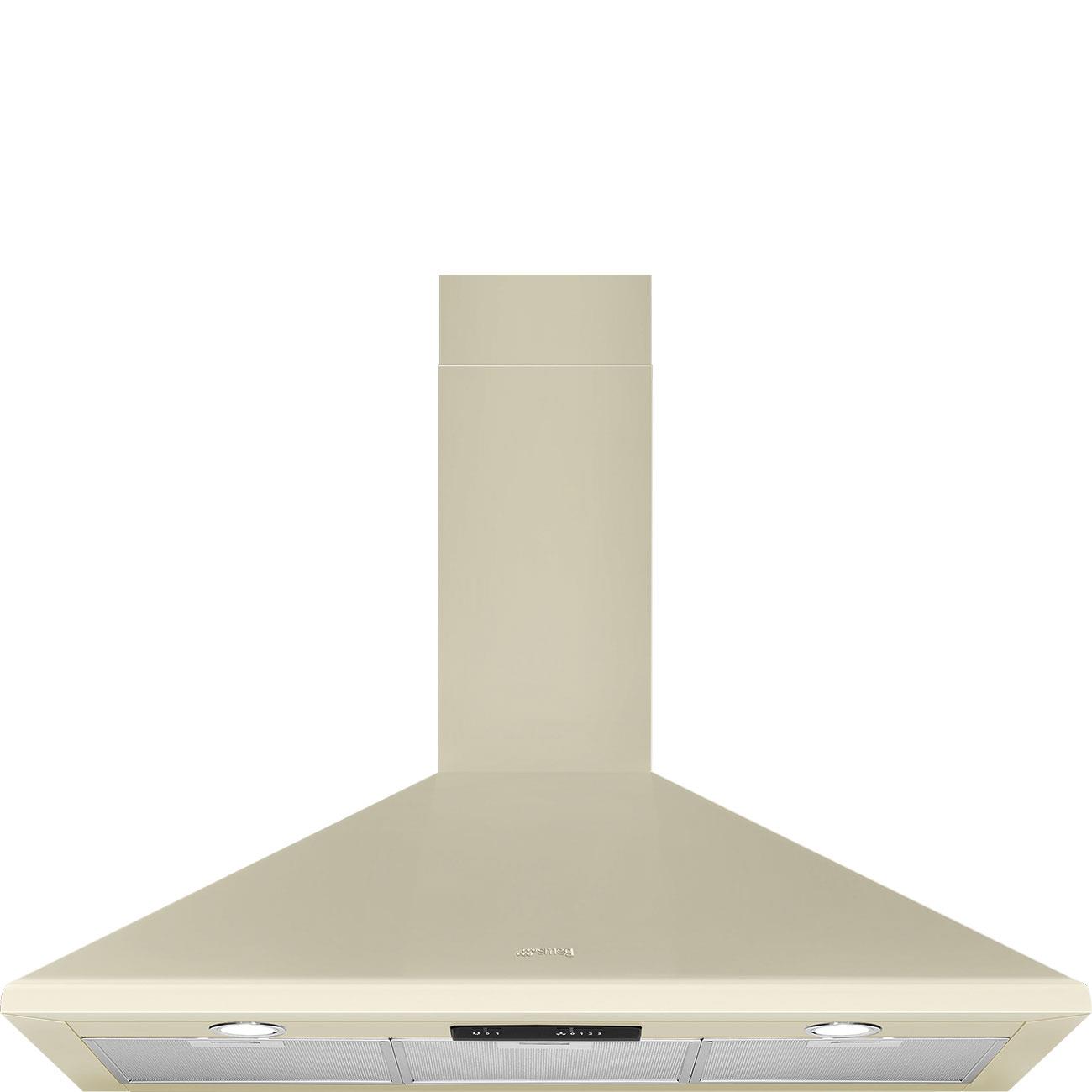 SMEG KSED95PE COLONİAL 90CM KREM DUVAR DAVLUMBAZI