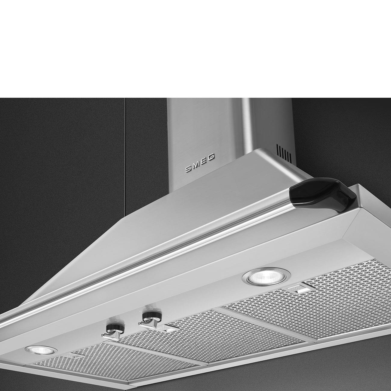 SMEG KTR90XE VİCTORİA ÇELİK DUVAR DAVLUMBAZ