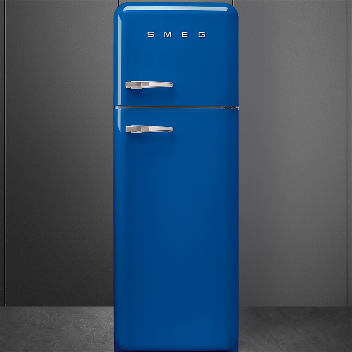 SMEG MAVİ BUZDOLABI FAB30RBE
